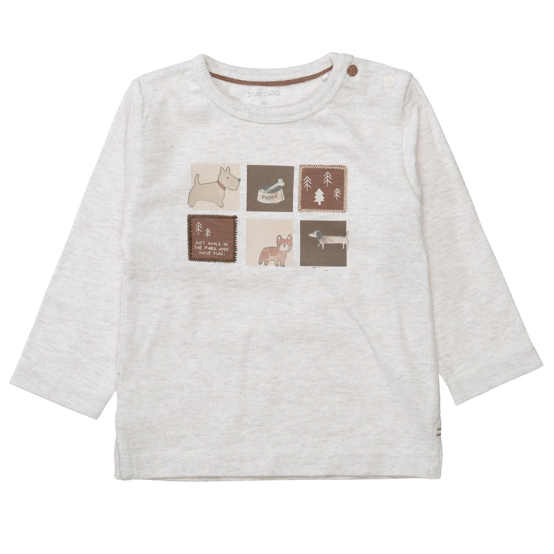 STACCATO - Kn.-Shirt soft beige mel. - Gr. - 80 von STACCATO