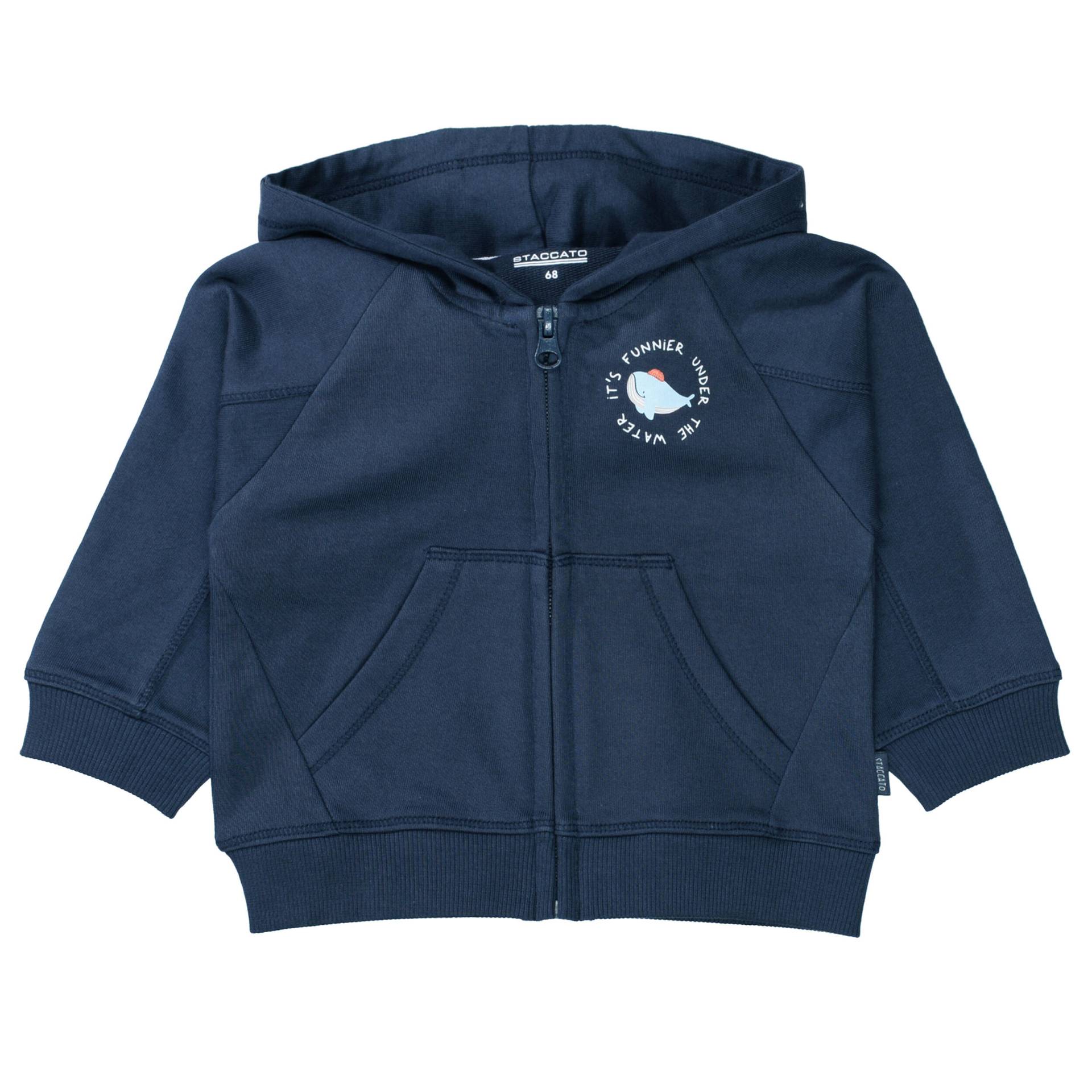STACCATO - Kn.-Sweatjacke dark blue - Gr. - 74 von STACCATO