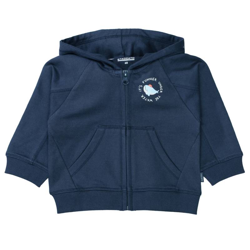 STACCATO - Kn.-Sweatjacke dark blue - Gr. - 74 von STACCATO