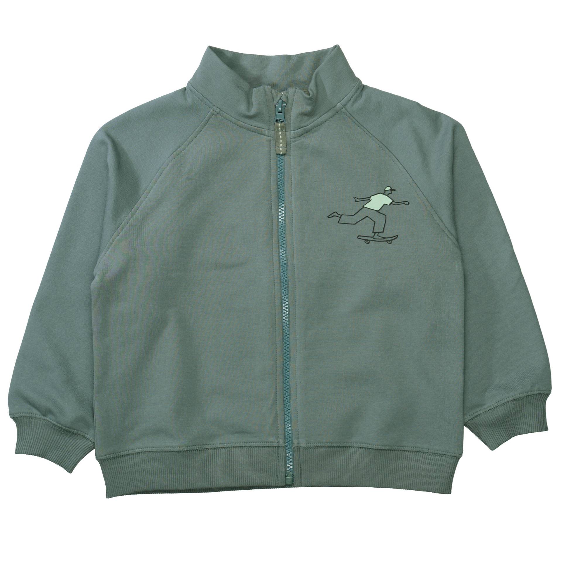 STACCATO - Kn.-Sweatjacke deep green von STACCATO