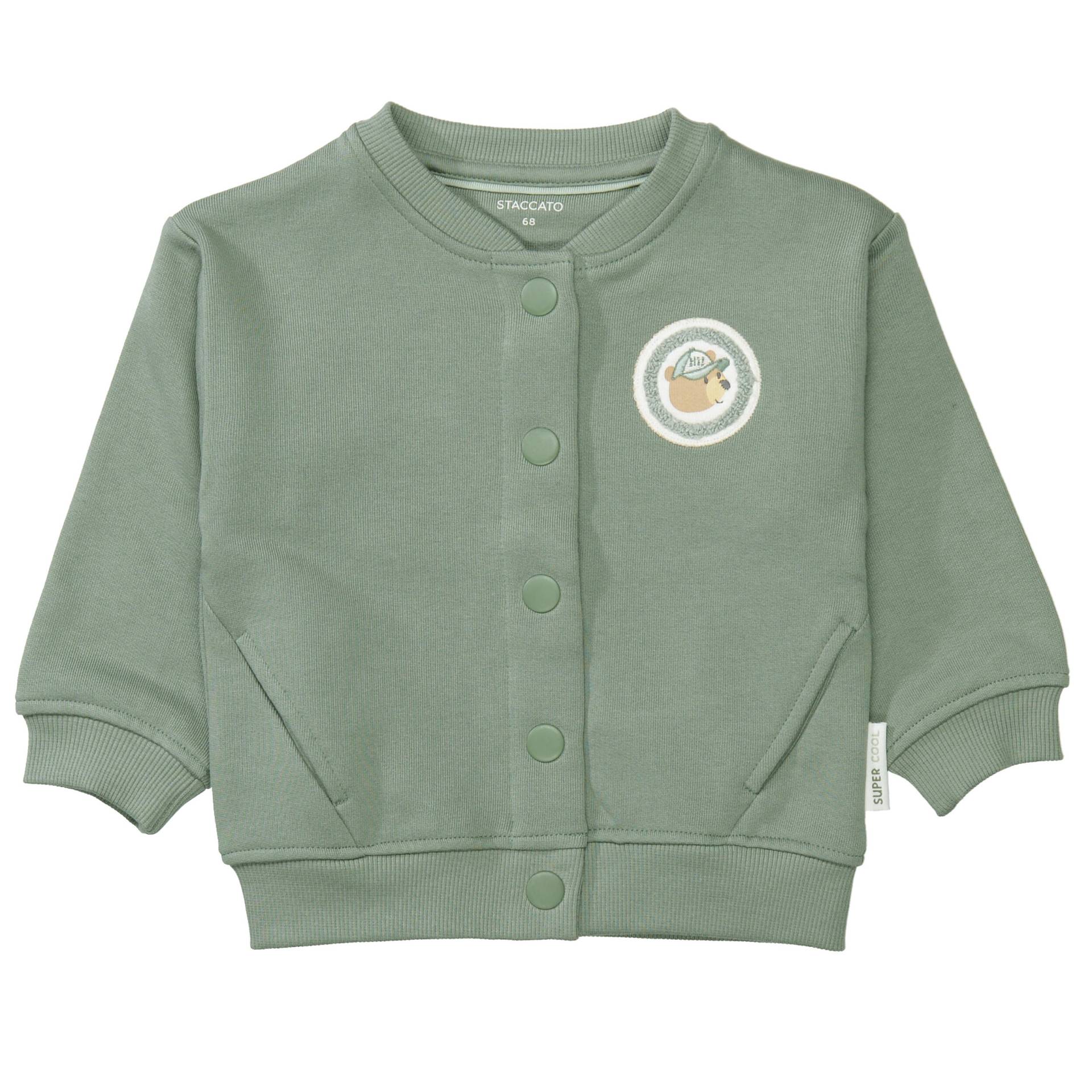 STACCATO - Kn.-Sweatjacke soft olive - Gr. - 86 von STACCATO