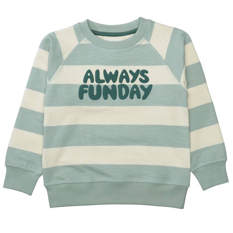 STACCATO - Kn.-Sweatshirt, Streifen cool salbei str von STACCATO