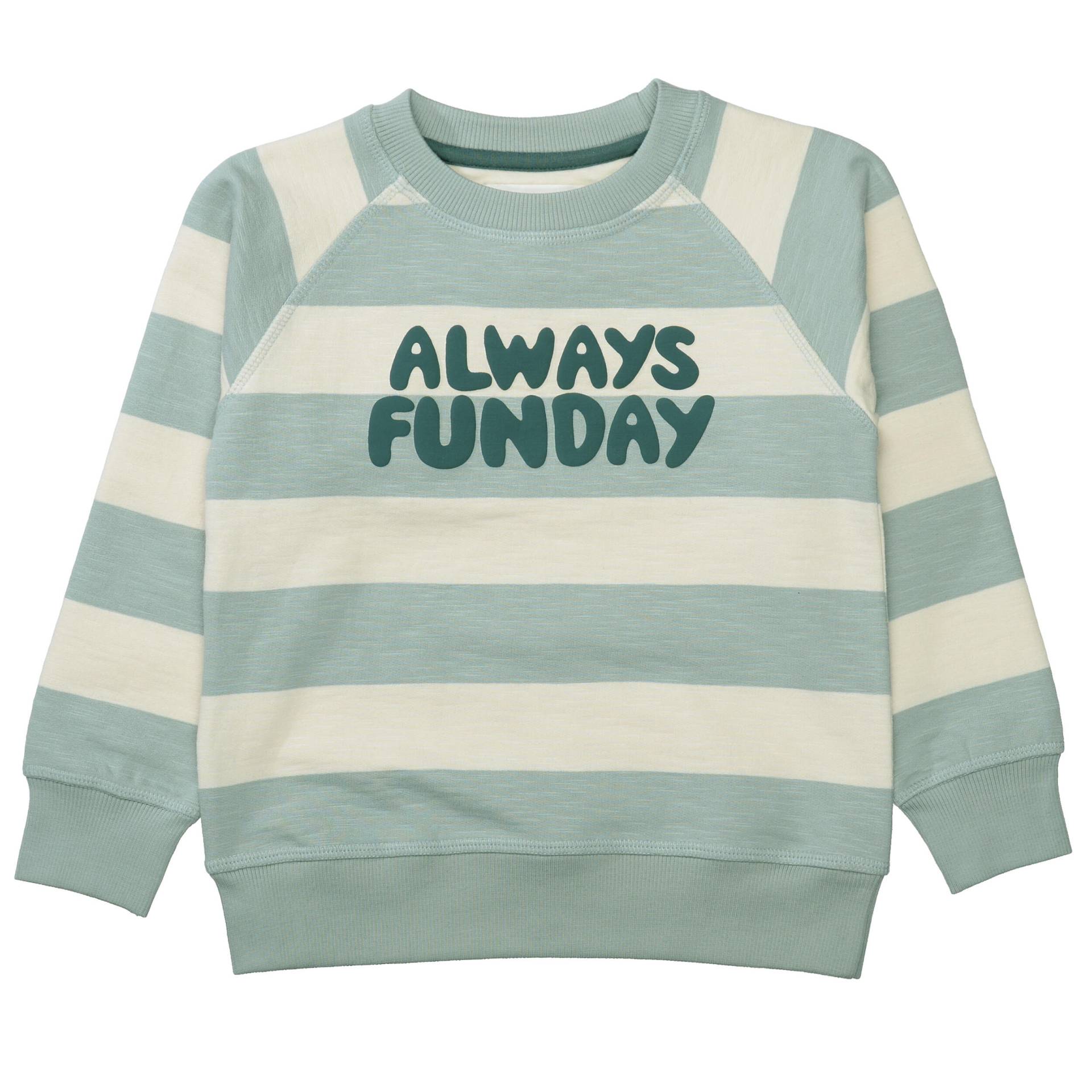 STACCATO - Kn.-Sweatshirt, Streifen cool salbei str von STACCATO