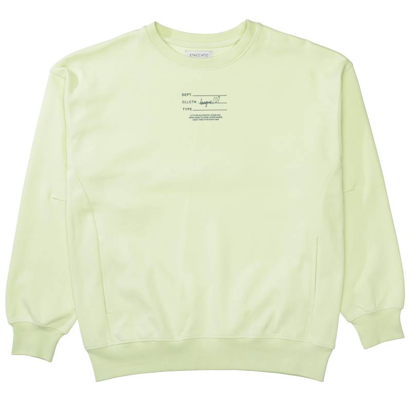 STACCATO - Kn.-Sweatshirt, oversized lime - Gr. - 140 von STACCATO