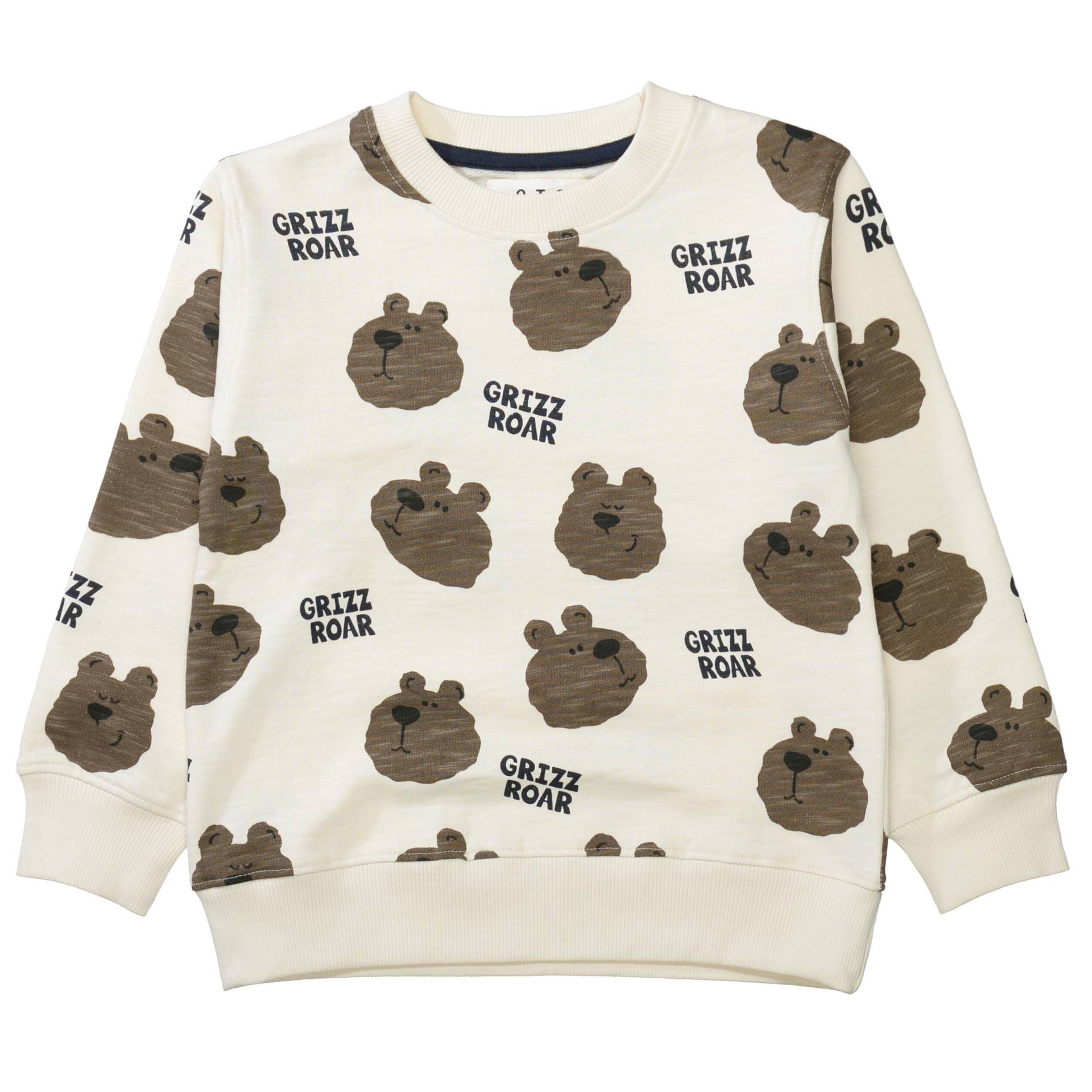 STACCATO - Kn.-Sweatshirt, oversized winter white aop von STACCATO