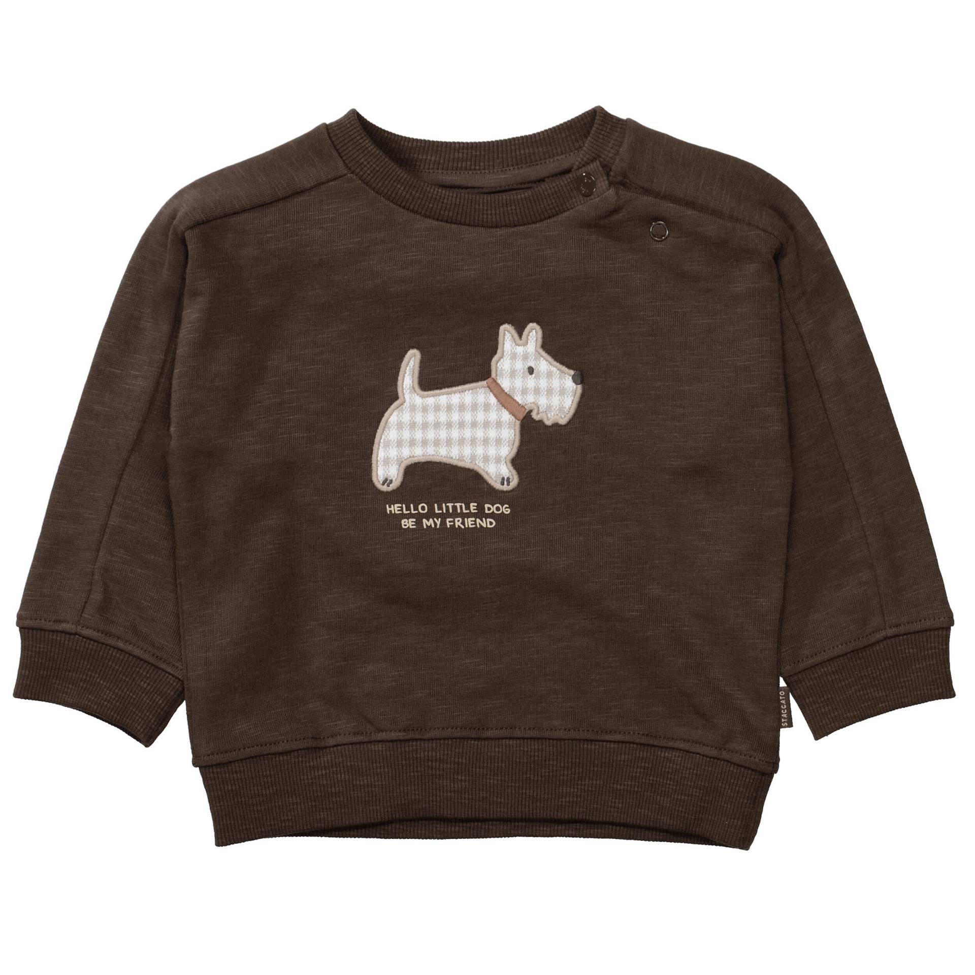 STACCATO - Kn.-Sweatshirt chestnut - Gr. - 74 von STACCATO