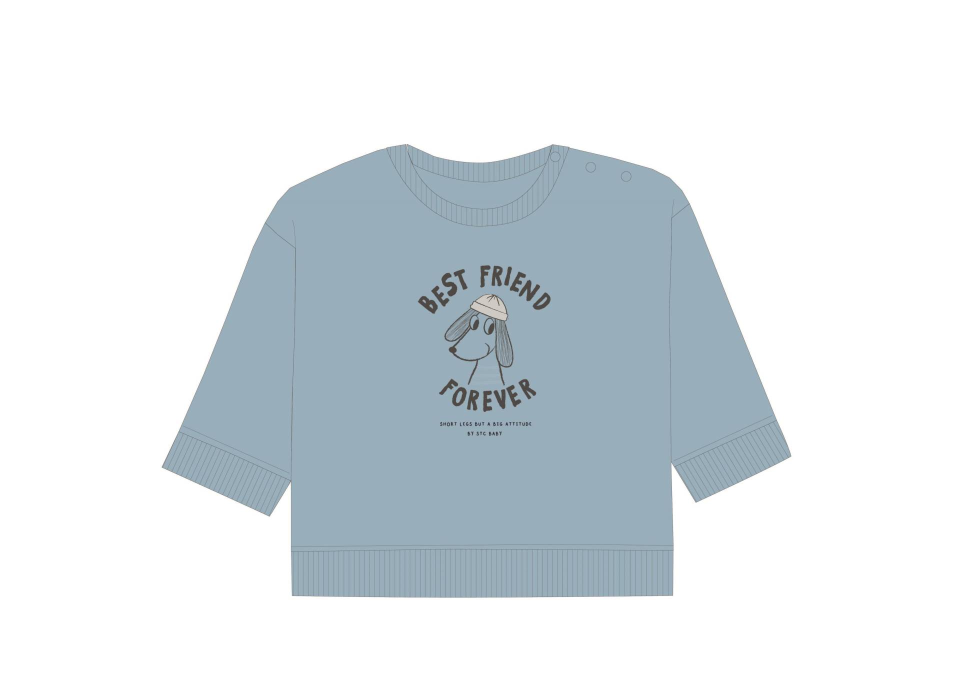 STACCATO - Kn.-Sweatshirt cloud blue - Gr. - 68 von STACCATO