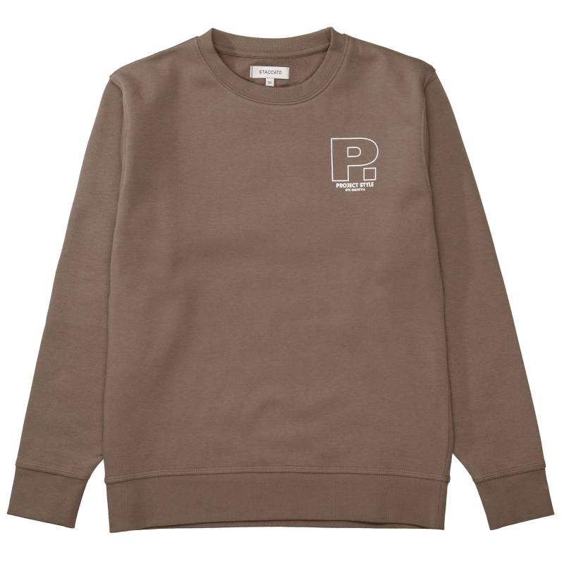 STACCATO - Kn.-Sweatshirt cool brown - Gr. - 152 von STACCATO