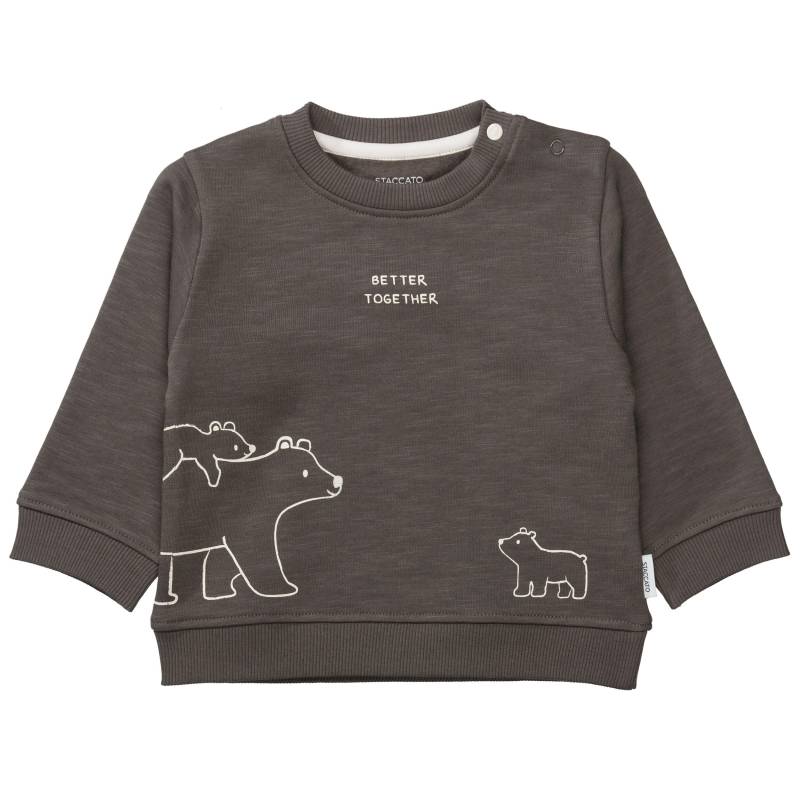 STACCATO - Kn.-Sweatshirt dark brown - Gr. - 80 von STACCATO