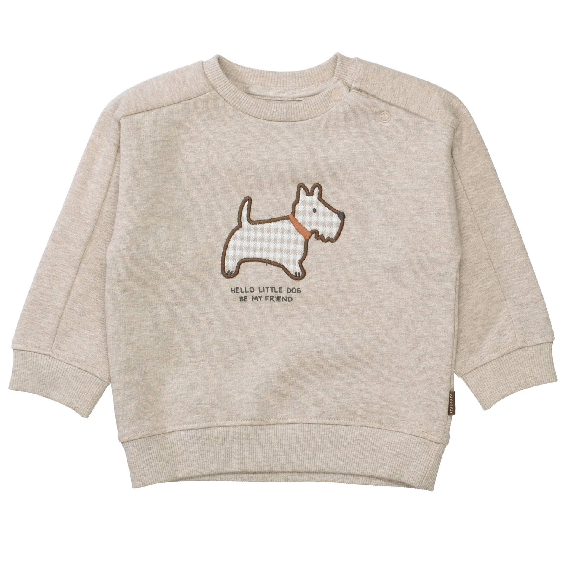 STACCATO - Kn.-Sweatshirt hazel mel. - Gr. - 74 von STACCATO