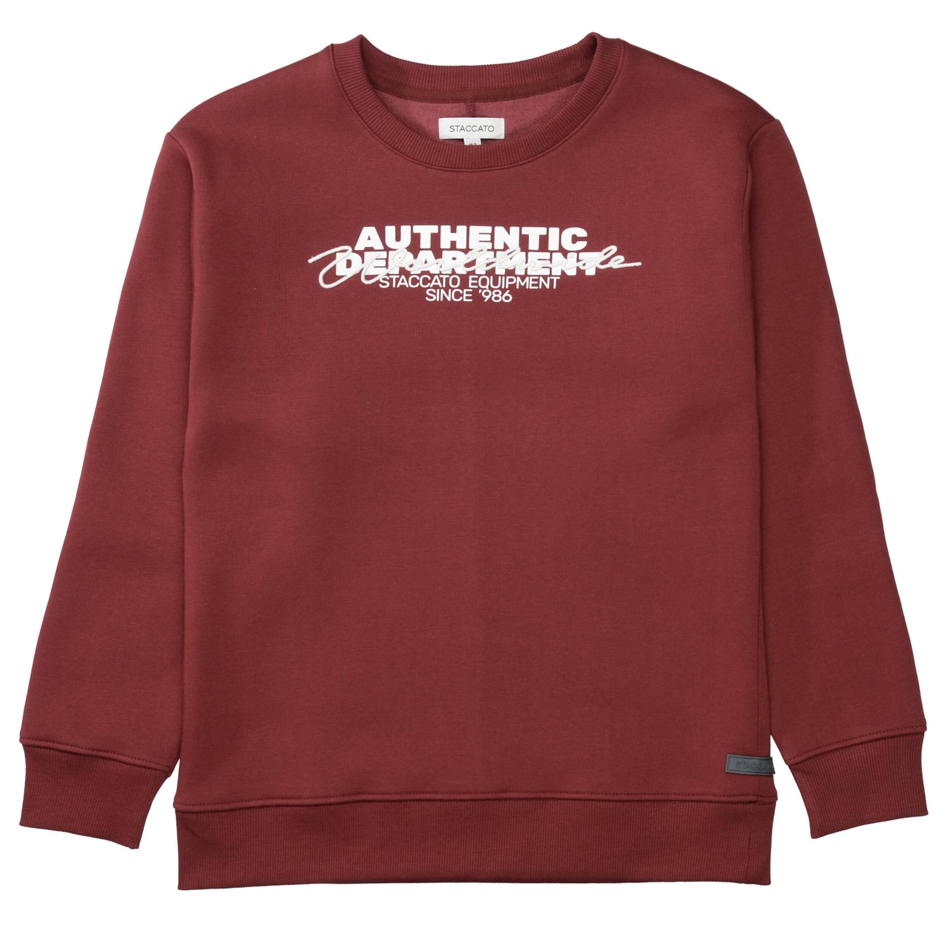 STACCATO - Kn.-Sweatshirt maroon red - Gr. - 140 von STACCATO