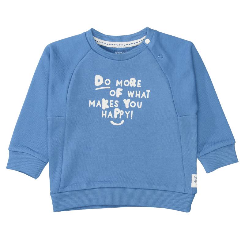 STACCATO - Kn.-Sweatshirt mid blue - Gr. - 74 von STACCATO