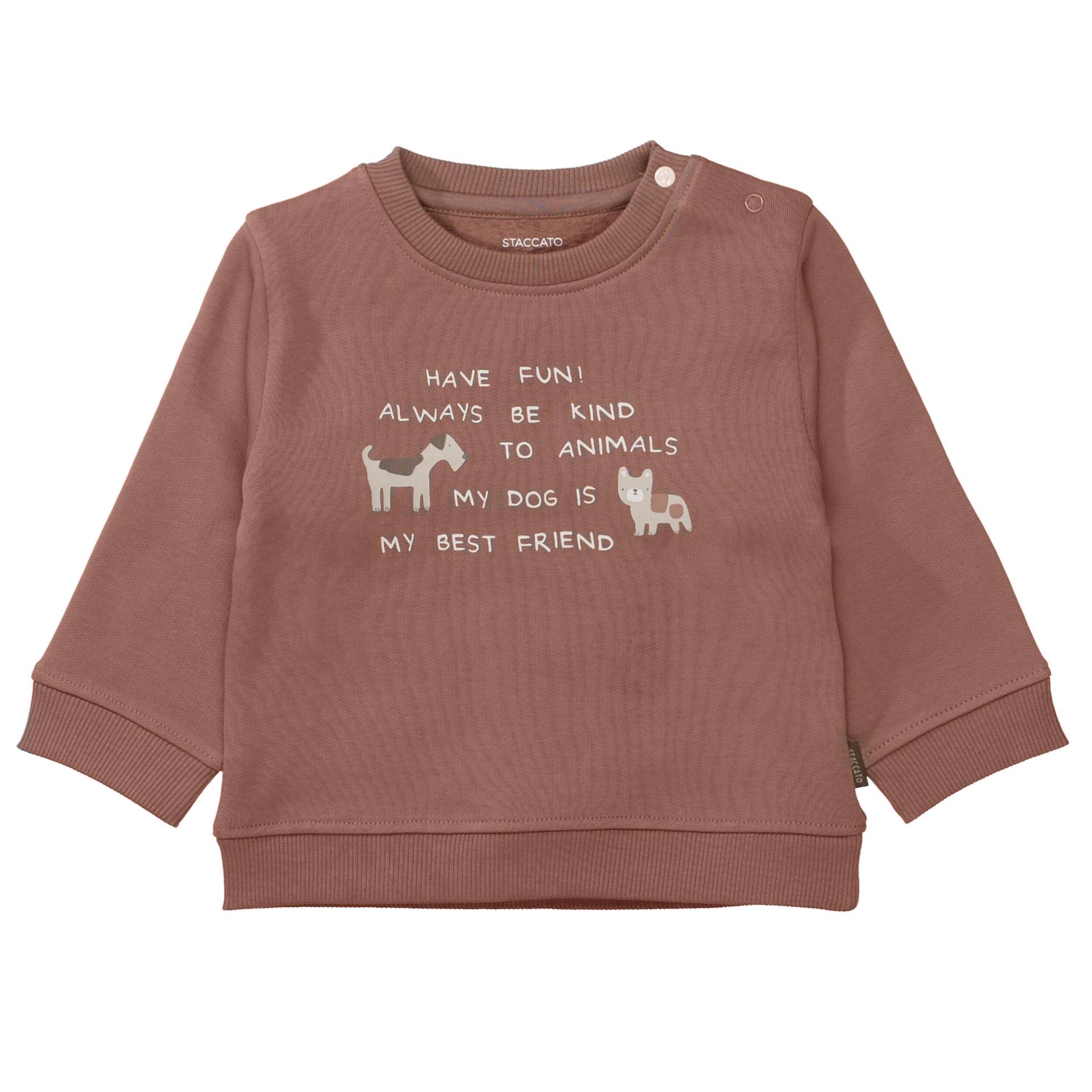 STACCATO - Kn.-Sweatshirt rust - Gr. - 74 von STACCATO