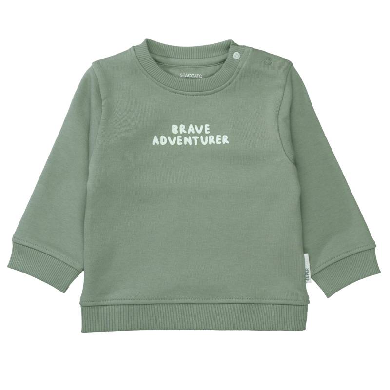 STACCATO - Kn.-Sweatshirt soft olive - Gr. - 74 von STACCATO