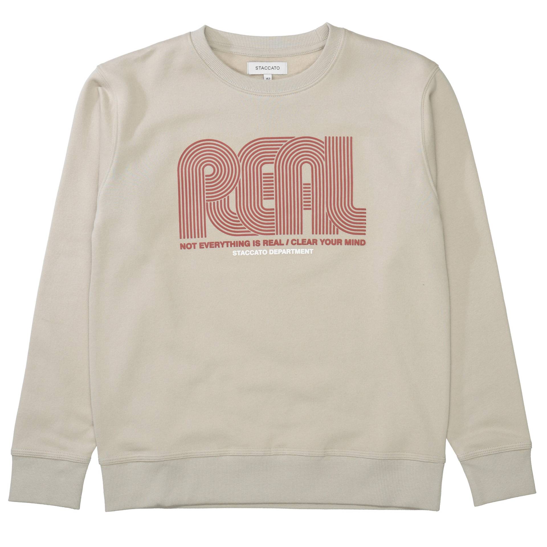 STACCATO - Kn.-Sweatshirt taupe - Gr. - 140 von STACCATO