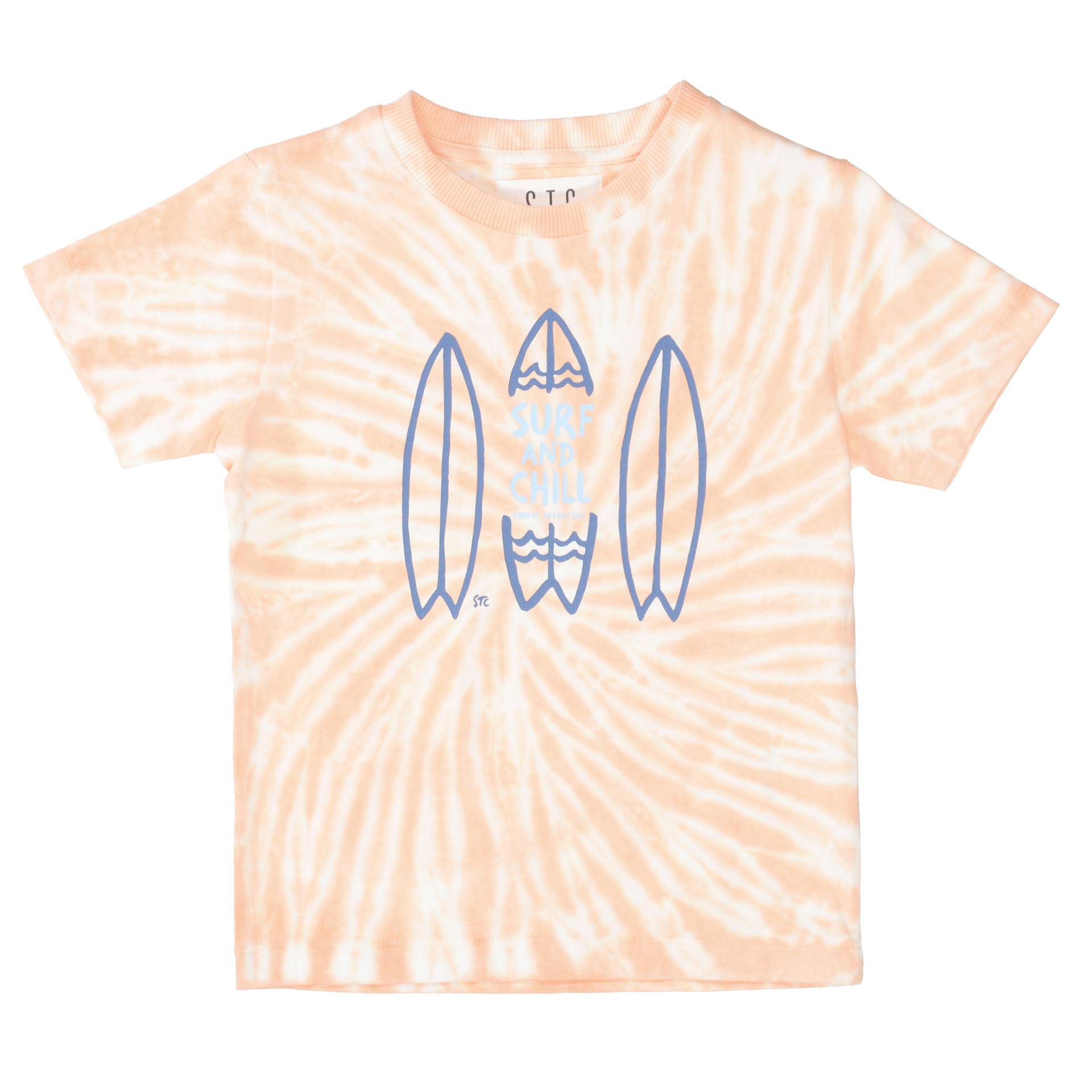 STACCATO - Kn.-T-Shirt, Batik bright peach batik von STACCATO