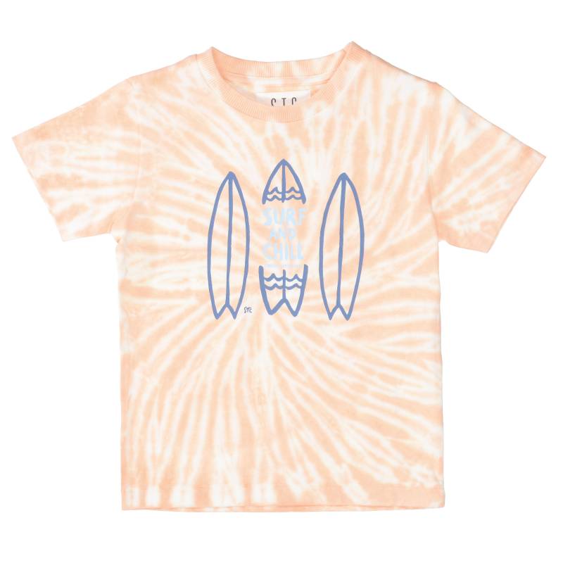 STACCATO - Kn.-T-Shirt, Batik bright peach batik von STACCATO