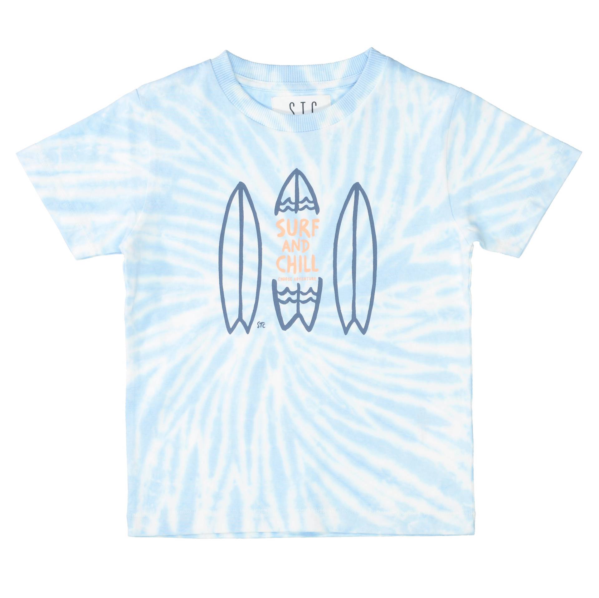 STACCATO - Kn.-T-Shirt, Batik dusty blue batik von STACCATO