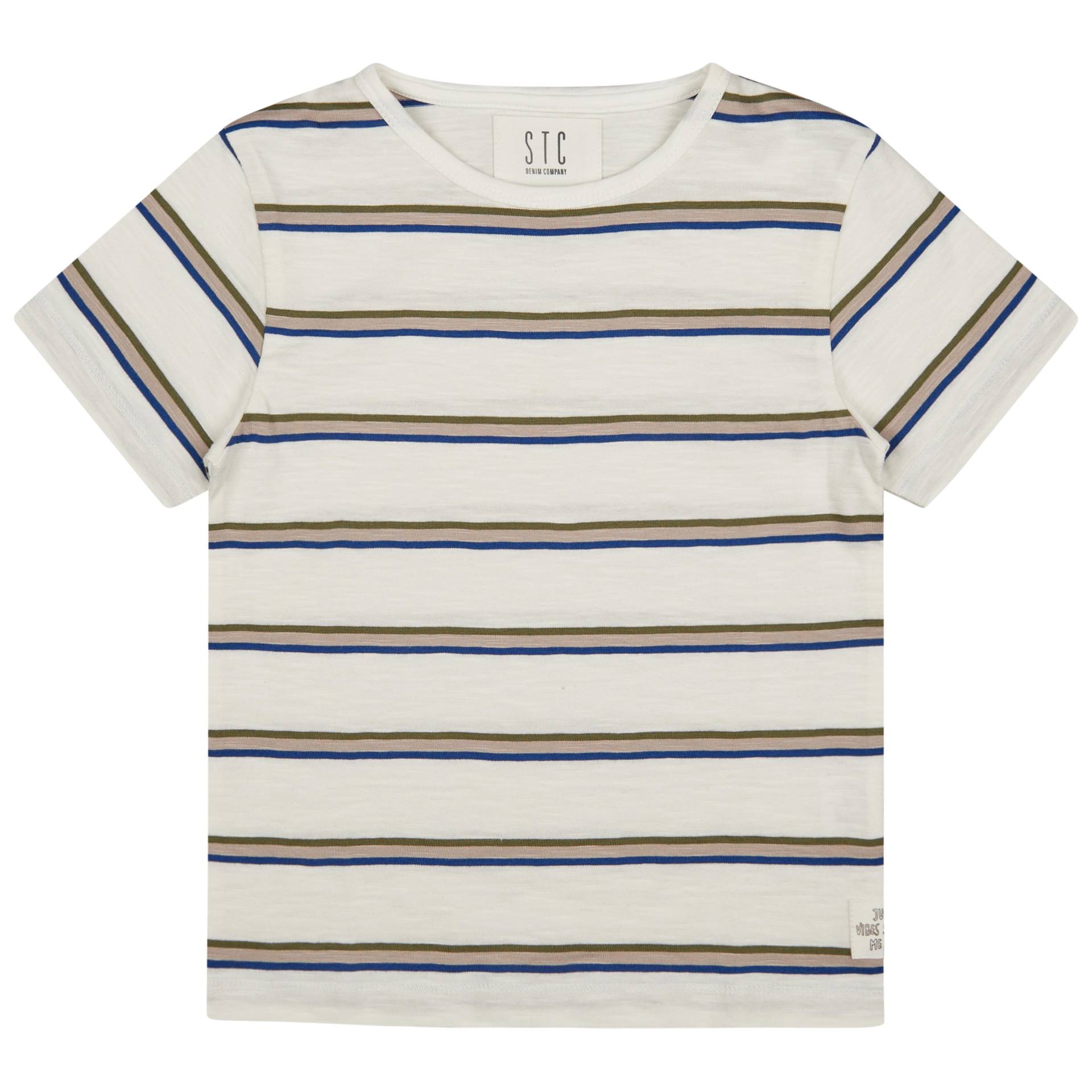 STACCATO - Kn.-T-Shirt, Streifen olive-str. von STACCATO