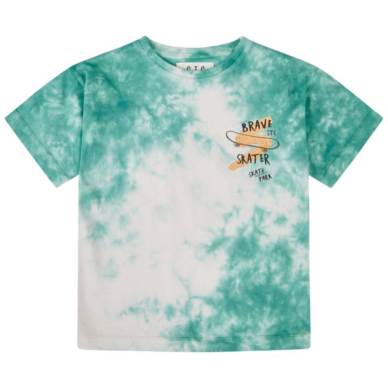 STACCATO - Kn.-T-Shirt, oversized emerald batik von STACCATO