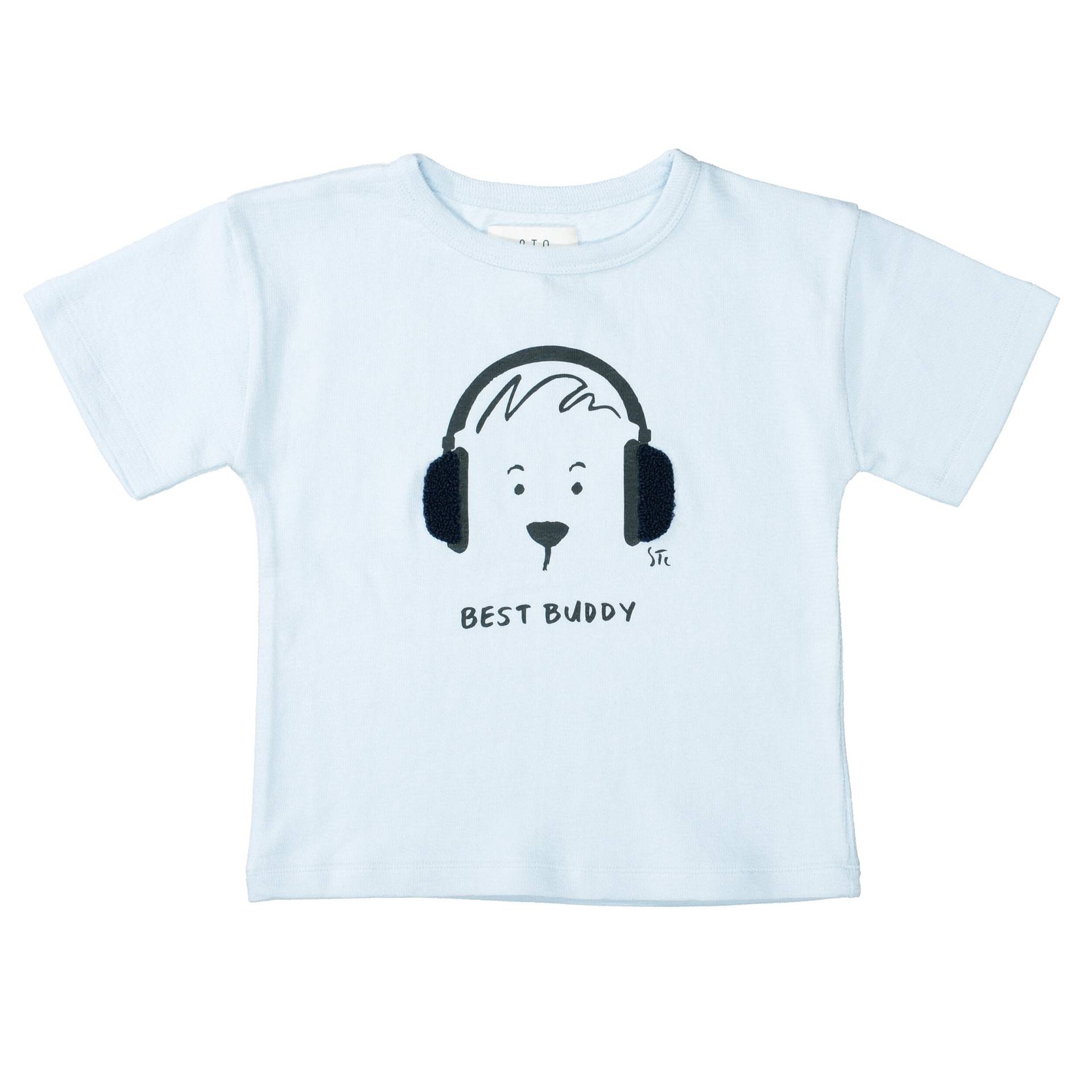 STACCATO - Kn.-T-Shirt, oversized light sky-structure von STACCATO