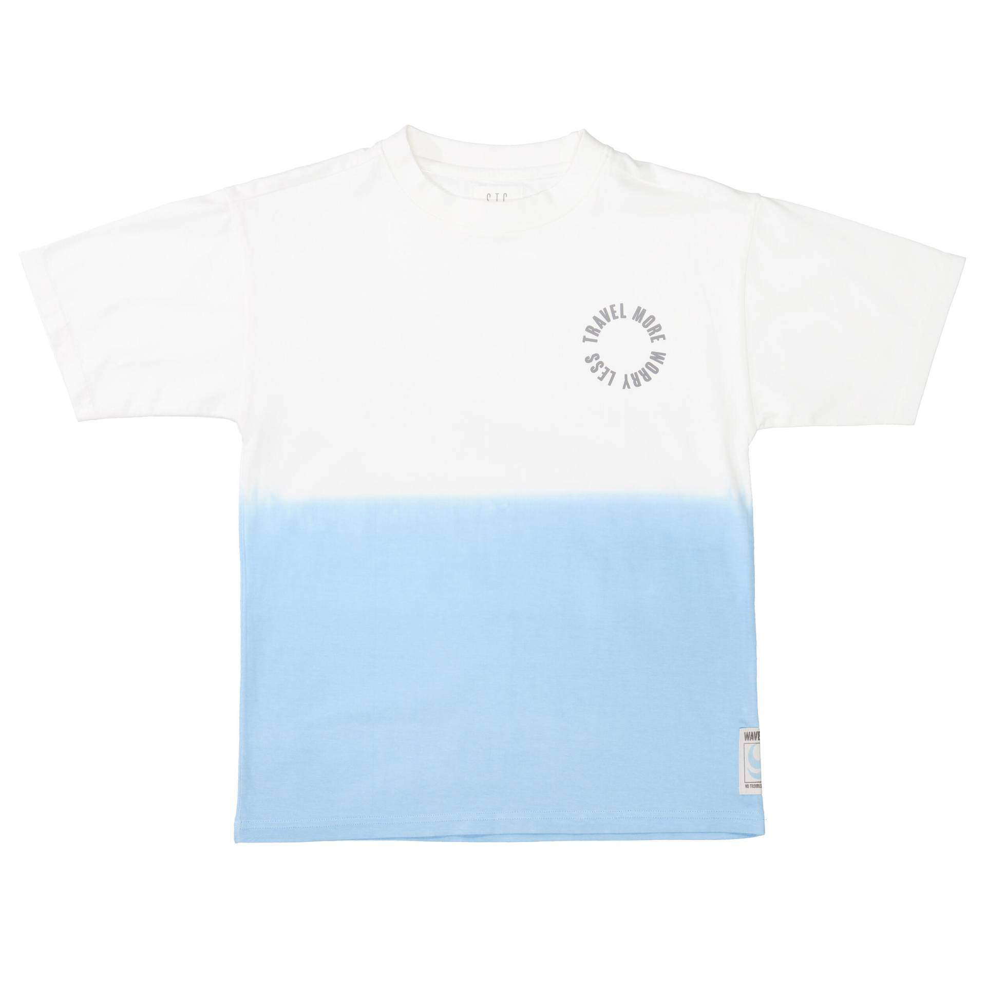 STACCATO - Kn.-T-Shirt, oversized wave blue - Gr. - 164 von STACCATO