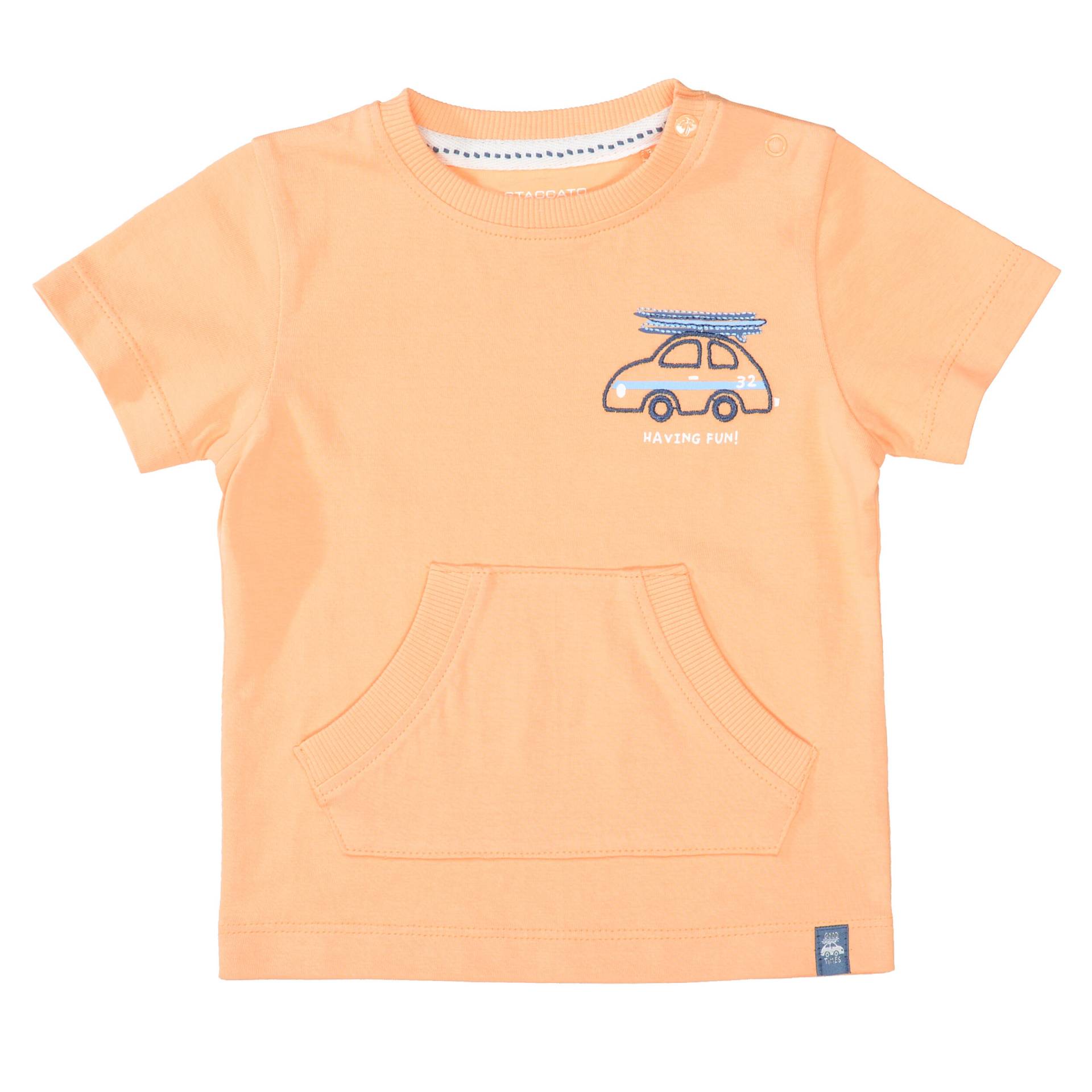 STACCATO - Kn.-T-Shirt bright peach - Gr. - 80 von STACCATO
