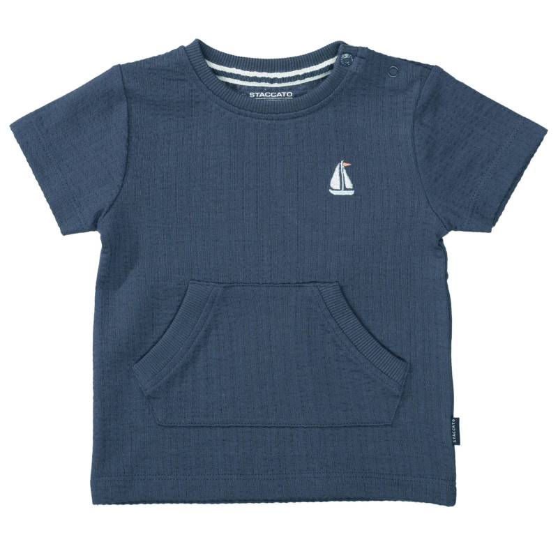STACCATO - Kn.-T-Shirt dark blue struc. - Gr. - 68 von STACCATO