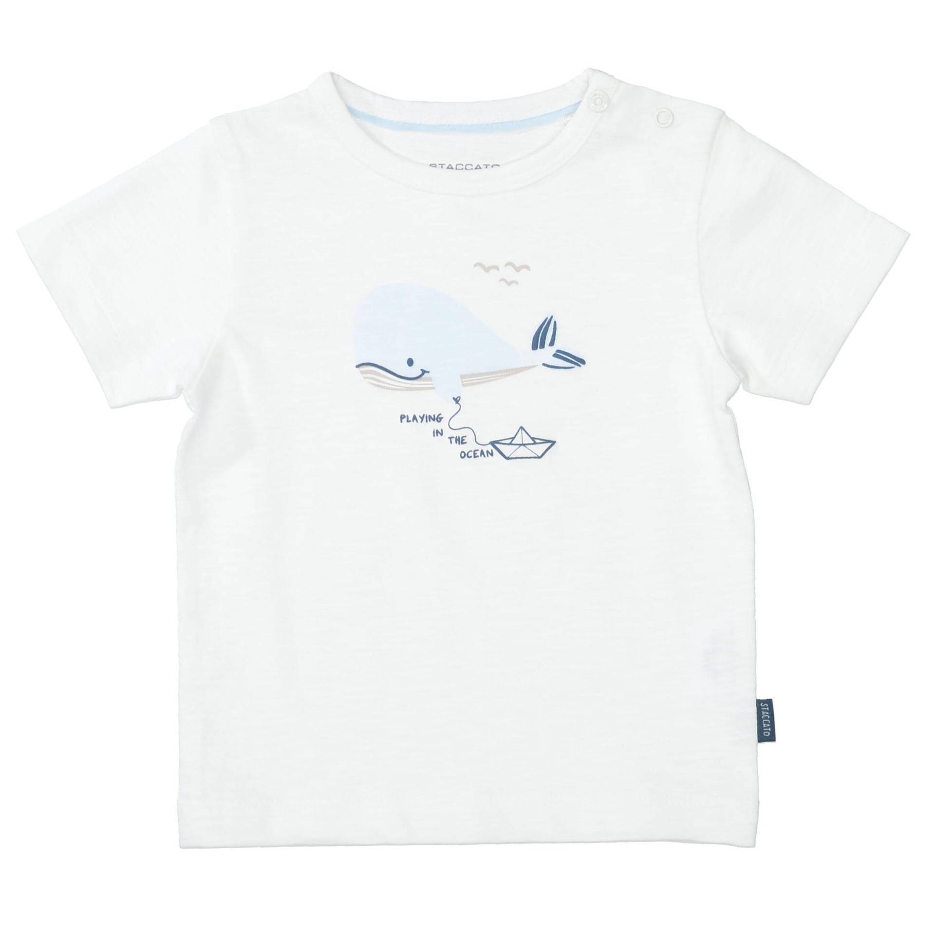 STACCATO - Kn.-T-Shirt offwhite - Gr. - 74 von STACCATO