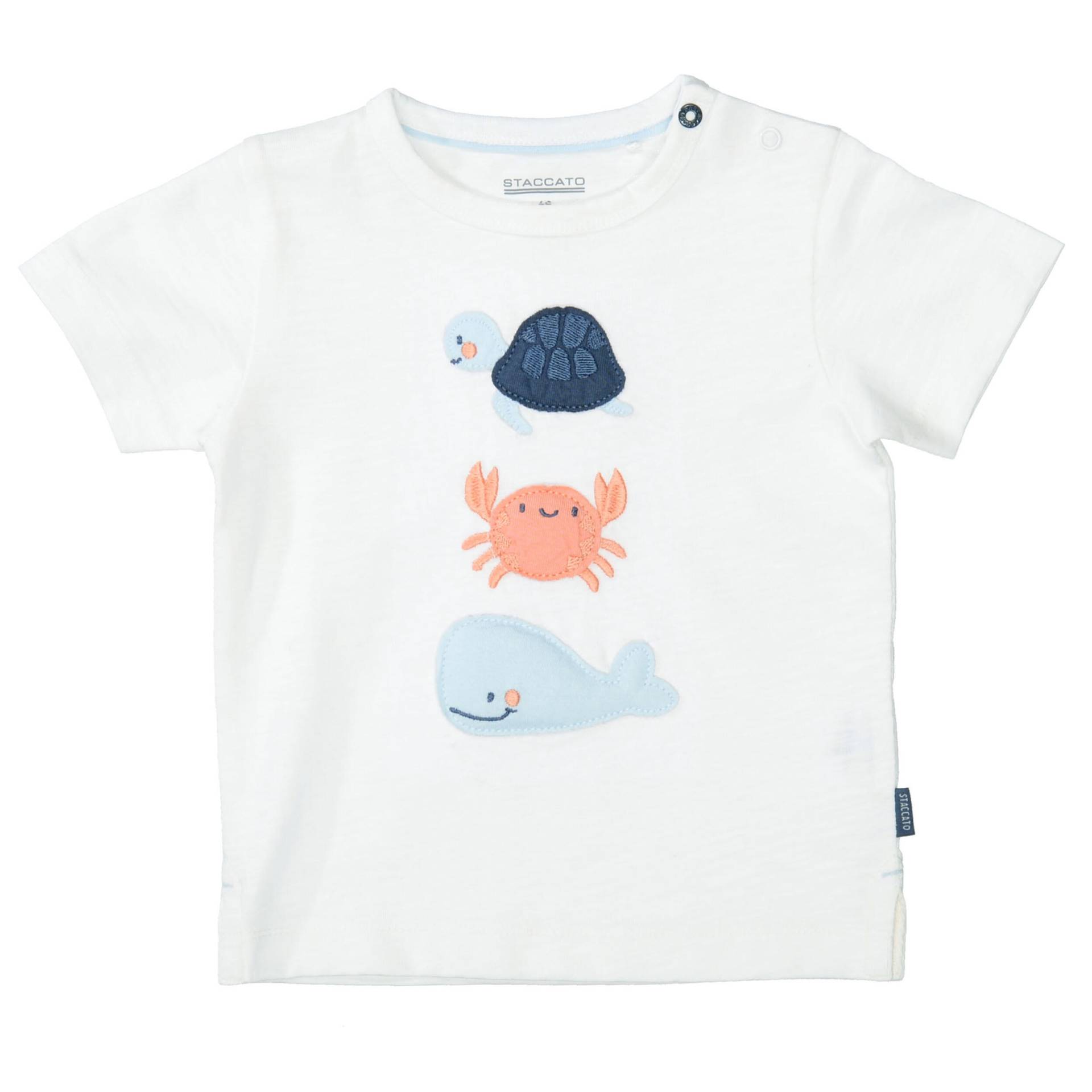 STACCATO - Kn.-T-Shirt offwhite - Gr. - 80 von STACCATO