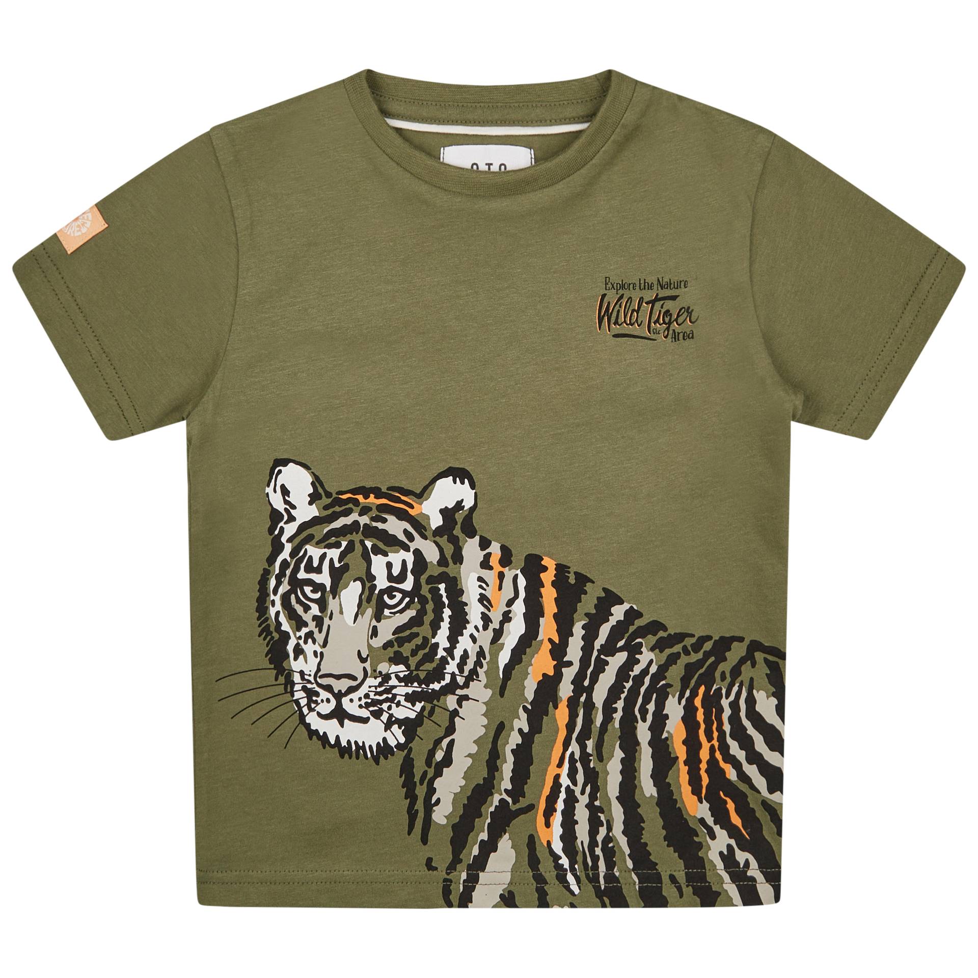 STACCATO - Kn.-T-Shirt olive von STACCATO