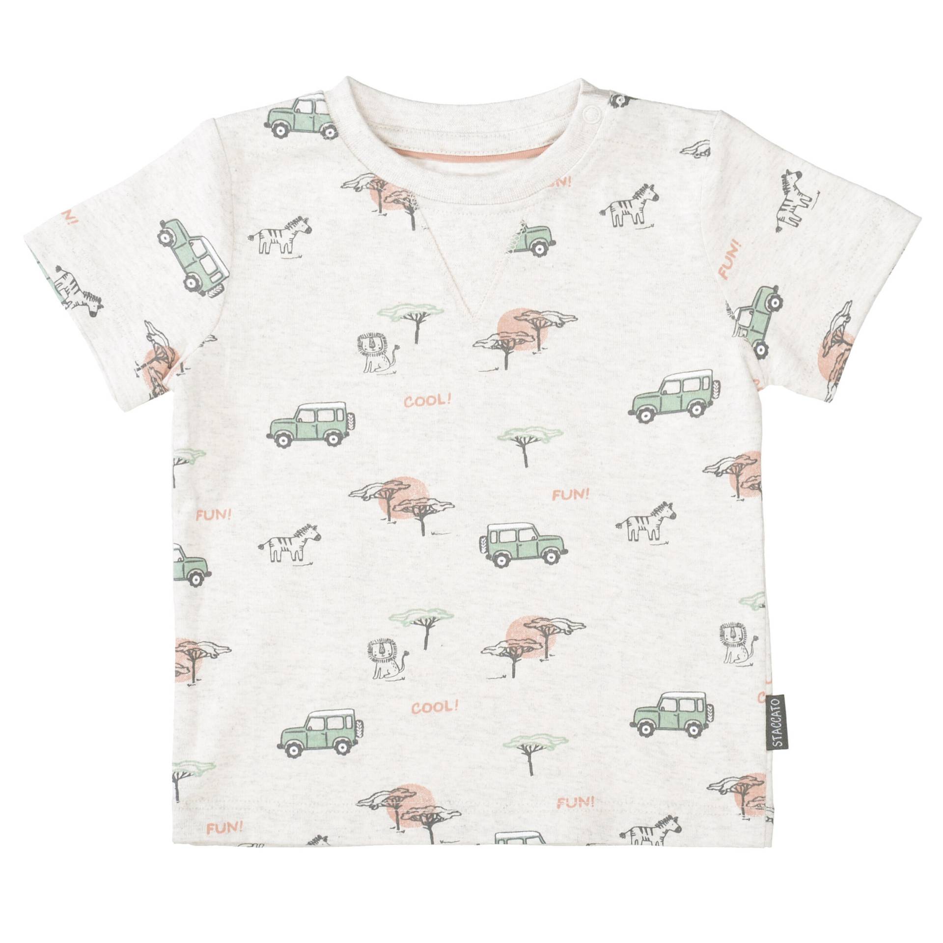 STACCATO - Kn.-T-Shirt sand mel.aop - Gr. - 68 von STACCATO