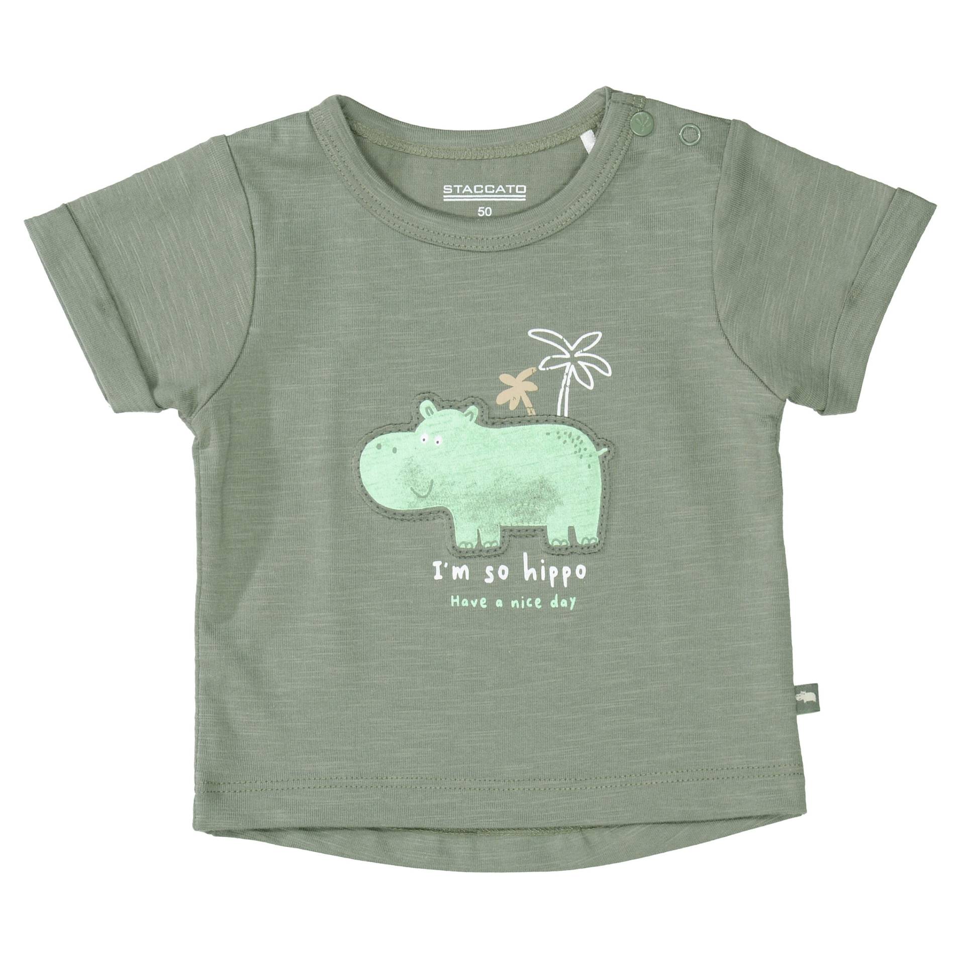 STACCATO - Kn.-T-Shirt soft khaki - Gr. - 56 von STACCATO