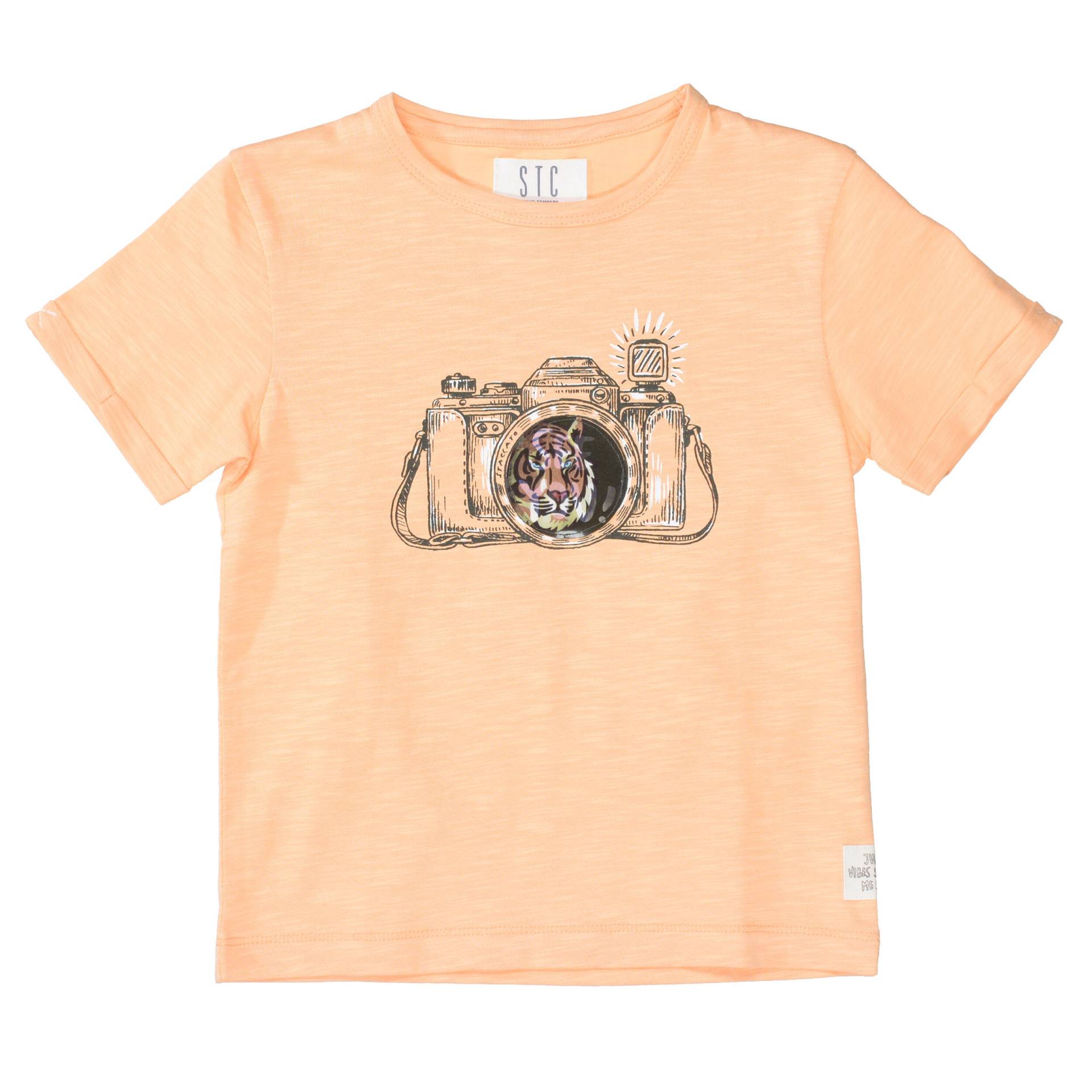 STACCATO - Kn.-T-Shirt soft orange von STACCATO