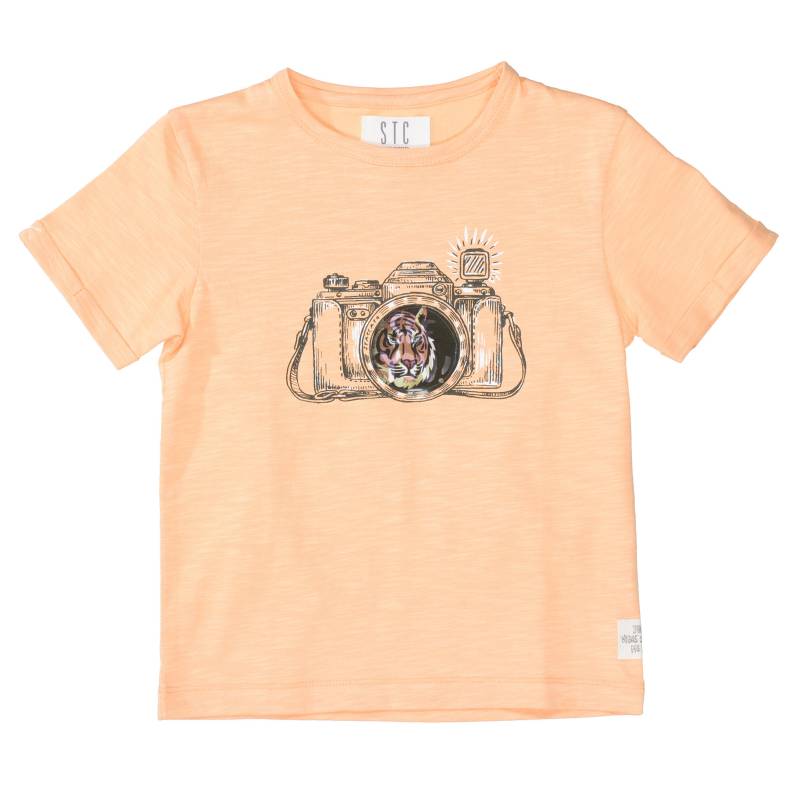 STACCATO - Kn.-T-Shirt soft orange von STACCATO