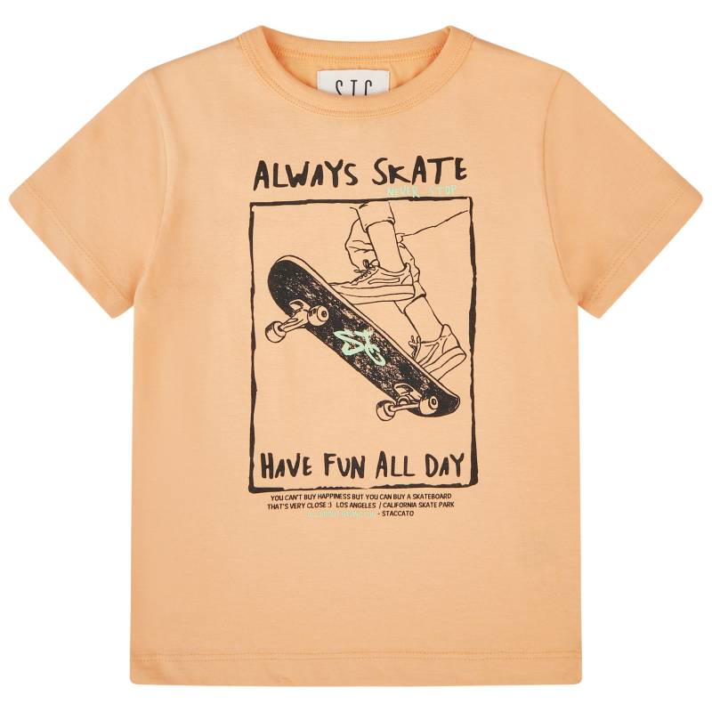 STACCATO - Kn.-T-Shirt soft orange von STACCATO