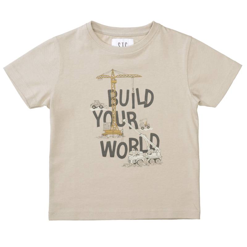 STACCATO - Kn.-T-Shirt taupe von STACCATO