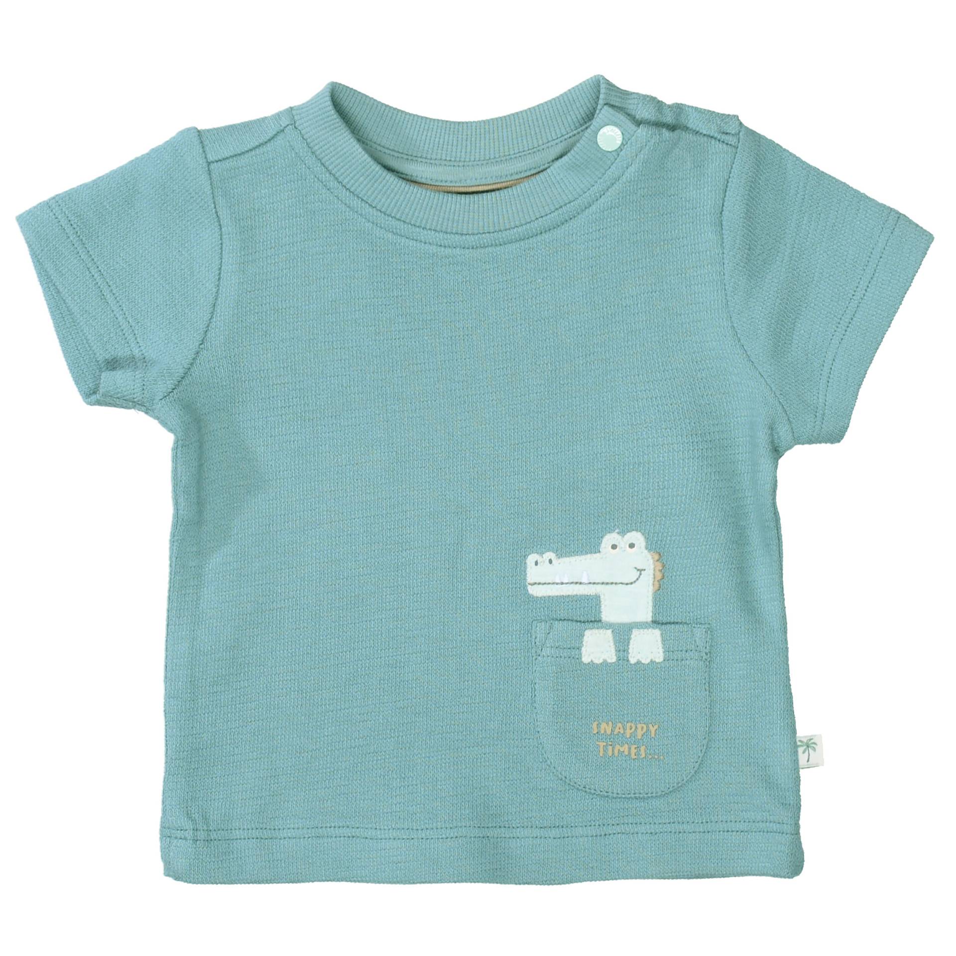 STACCATO - Kn.-T-Shirt washed petrol struc. - Gr. - 62 von STACCATO