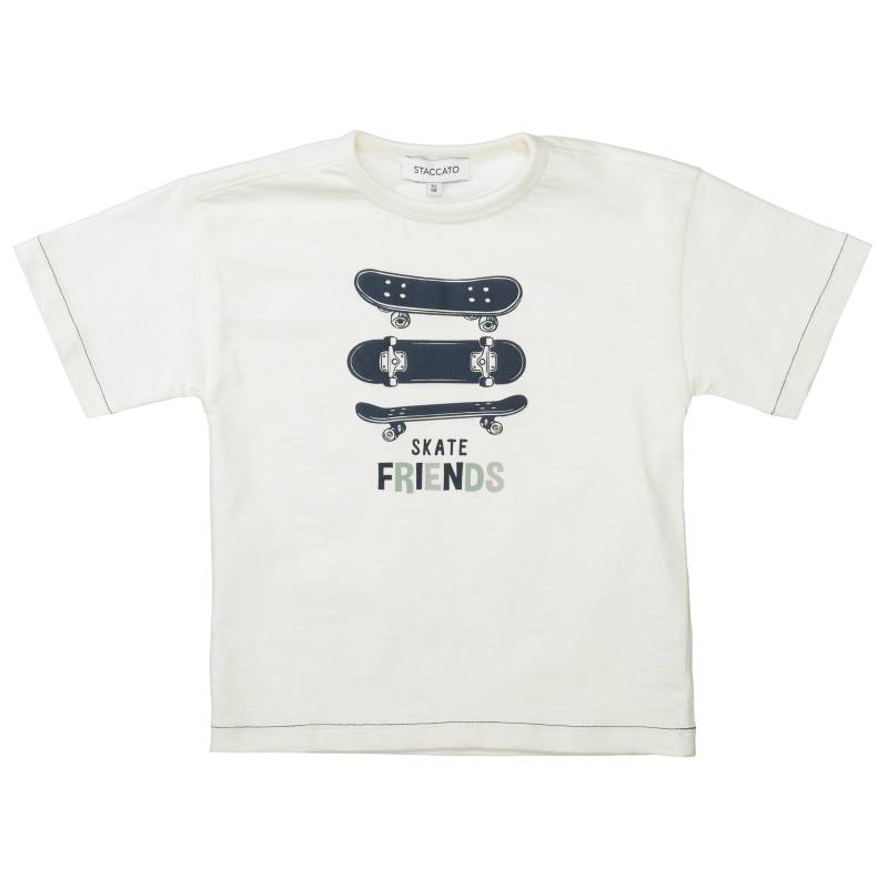 STACCATO - Kn.-T-Shirt white cloud von STACCATO