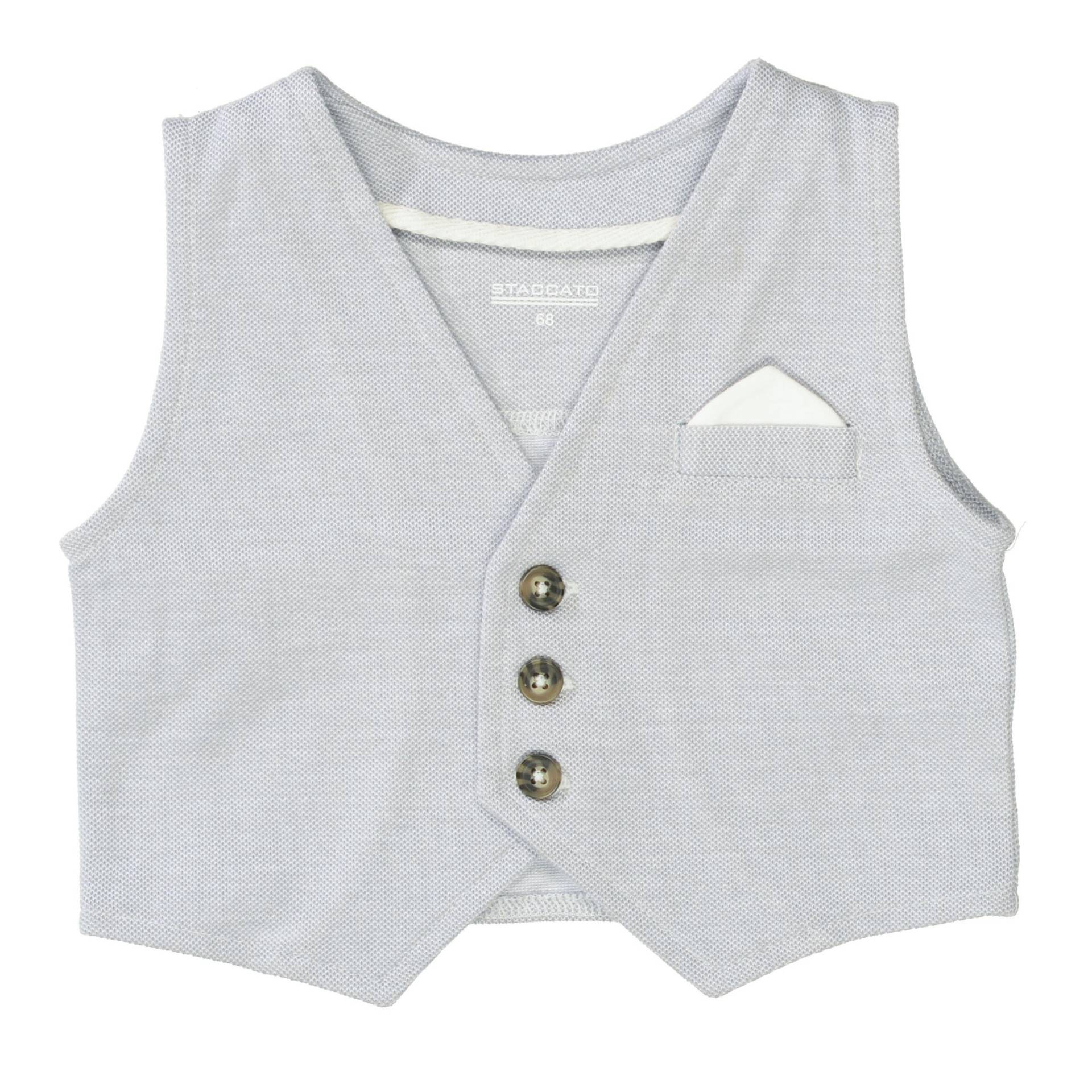 STACCATO - Kn.-Weste grey structure - Gr. - 80 von STACCATO