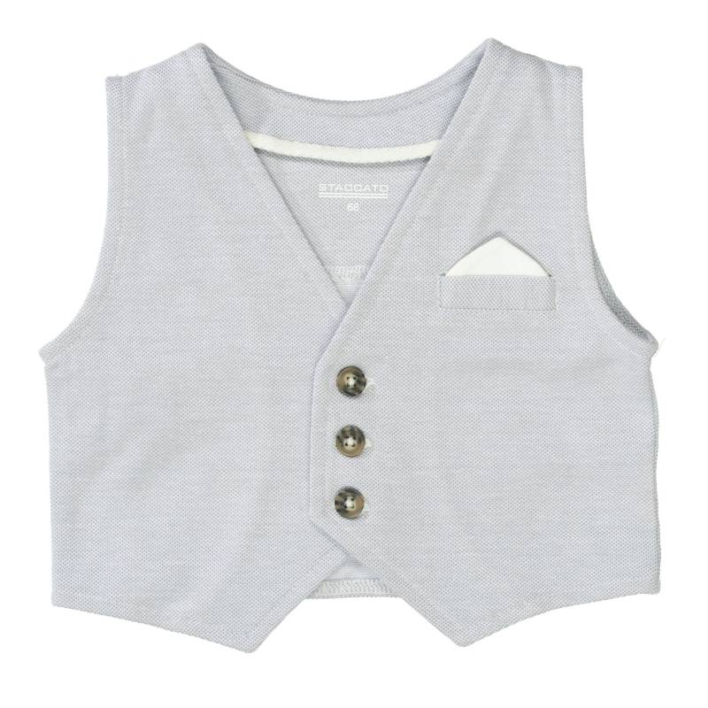 STACCATO - Kn.-Weste grey structure - Gr. - 80 von STACCATO