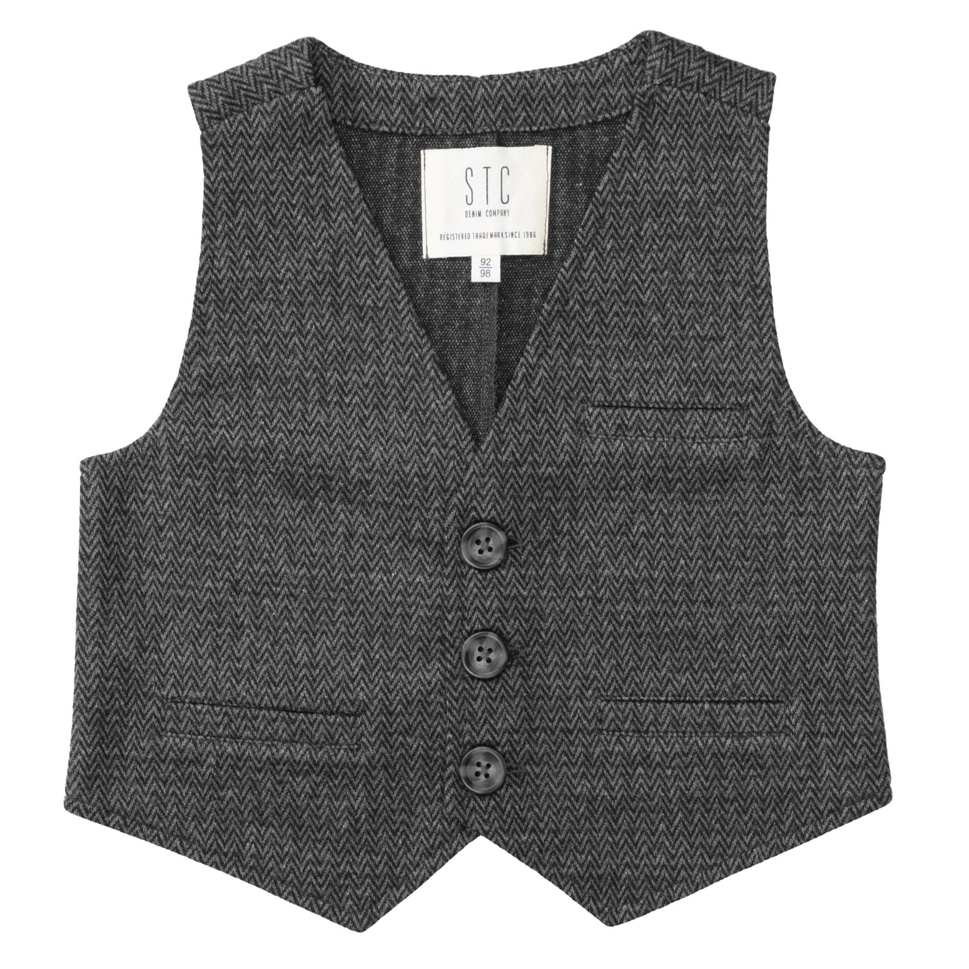 STACCATO - Kn.-Weste washed anthra struc. von STACCATO