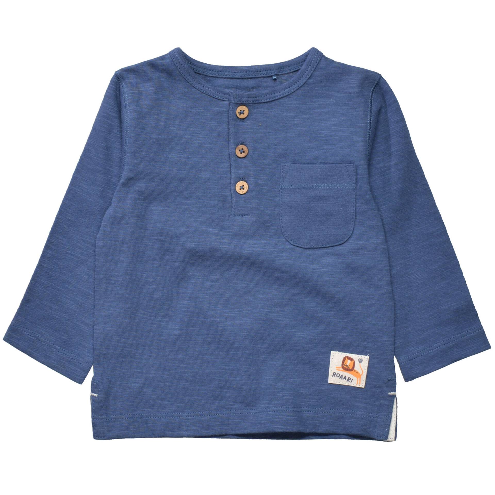 STACCATO - Langarmshirt mit Knopfleiste ink blue - Gr. - 68 von STACCATO