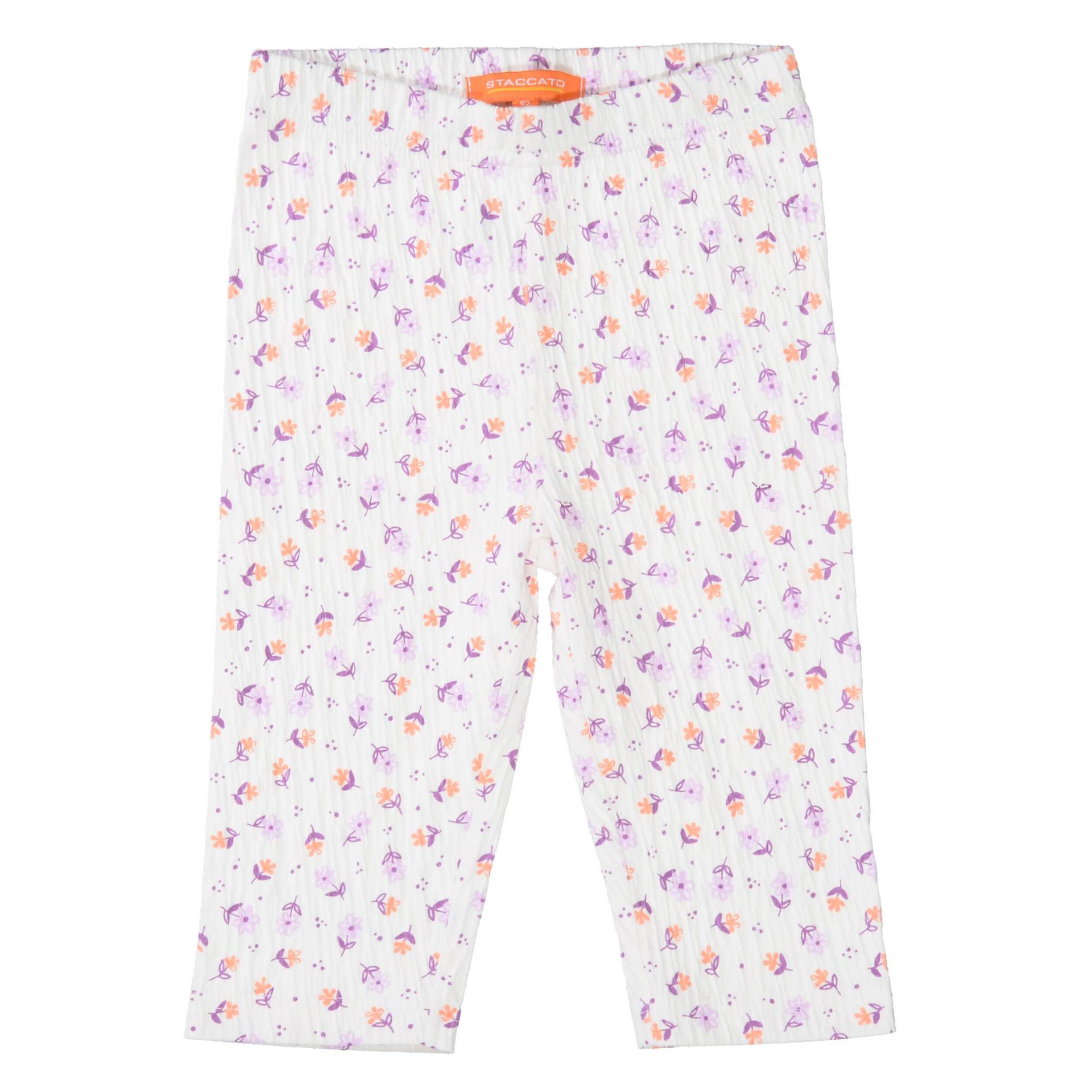 STACCATO - Md.-Capri-Leggings soft white aop von STACCATO