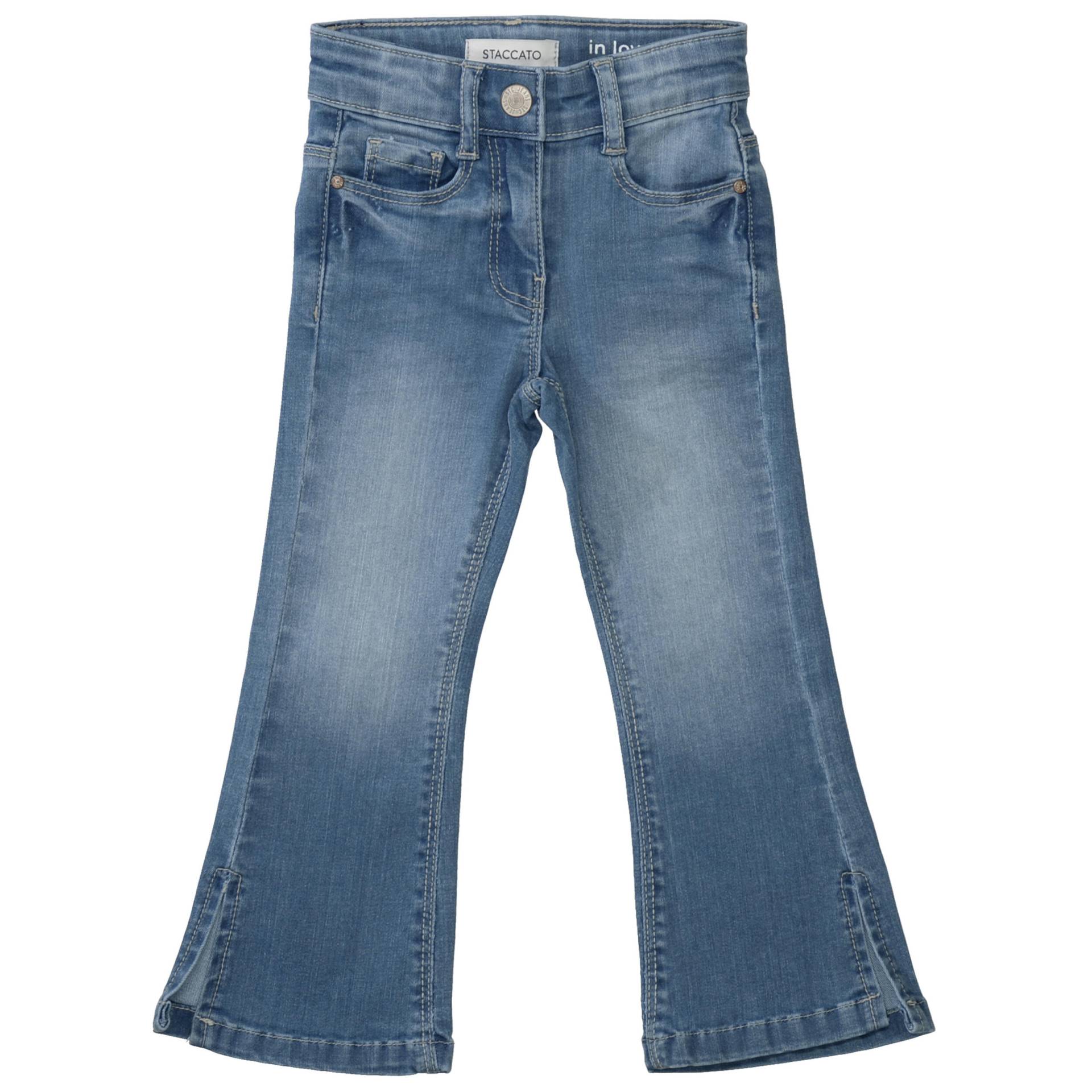 STACCATO - Md.-Flare-Jeans, Skinny, SLIM mid blue denim - Gr. - 128 von STACCATO