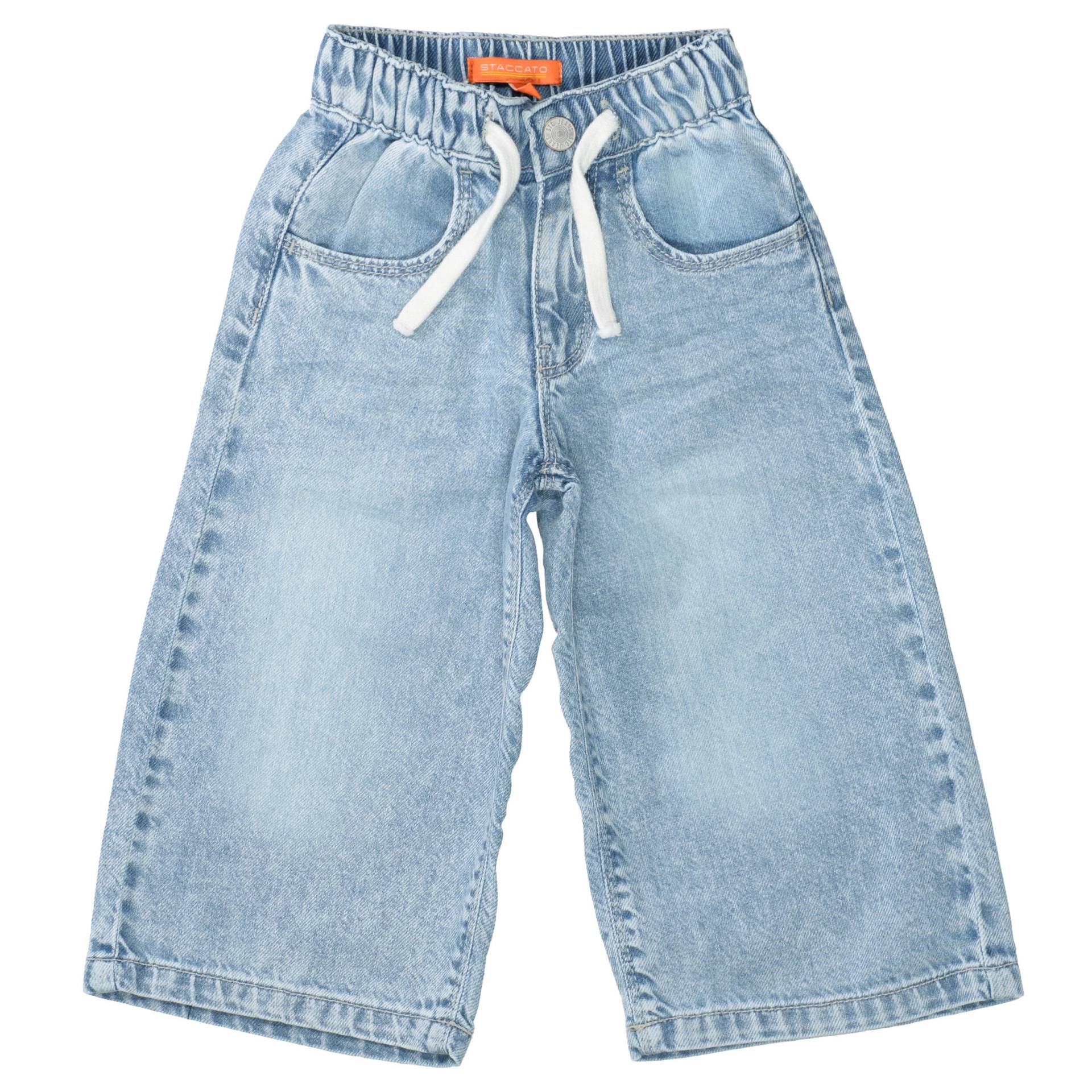 STACCATO - Md.-Jeans, Wide Leg light blue denim - Gr. - 110 von STACCATO