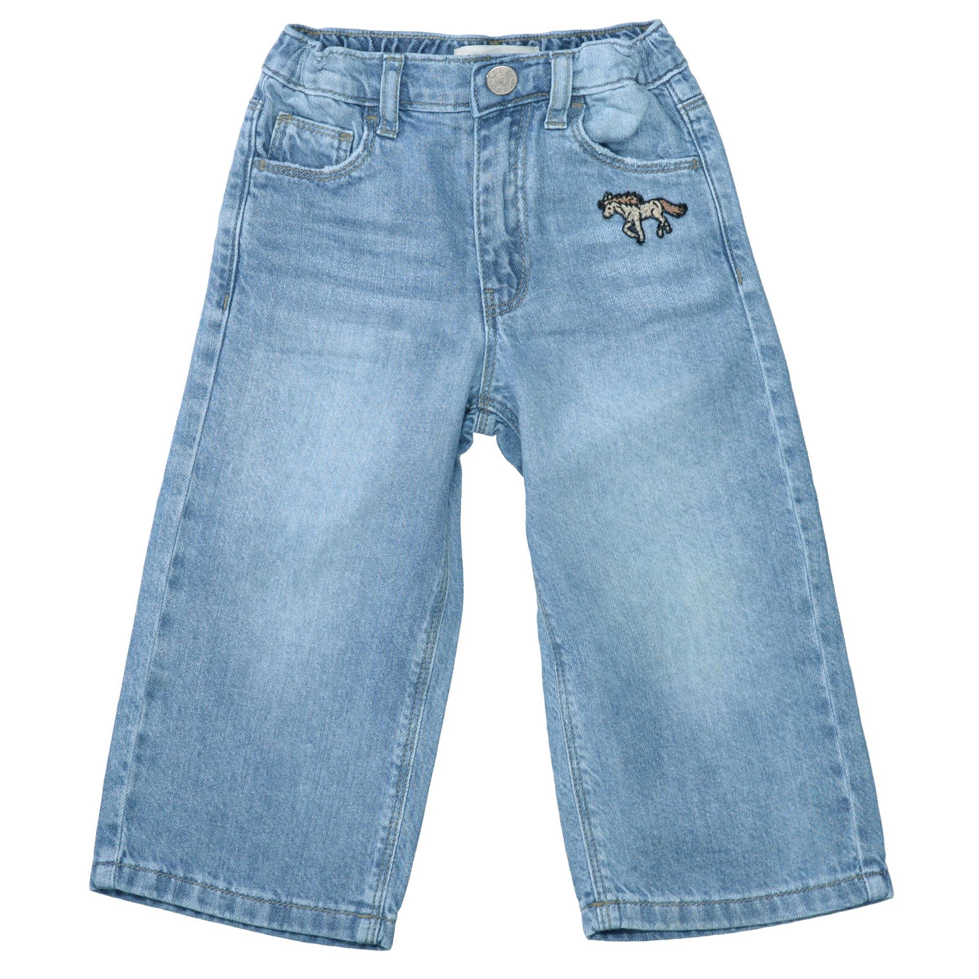 STACCATO - Md.-Jeans, wide Leg mid blue denim - Gr. - 98 von STACCATO