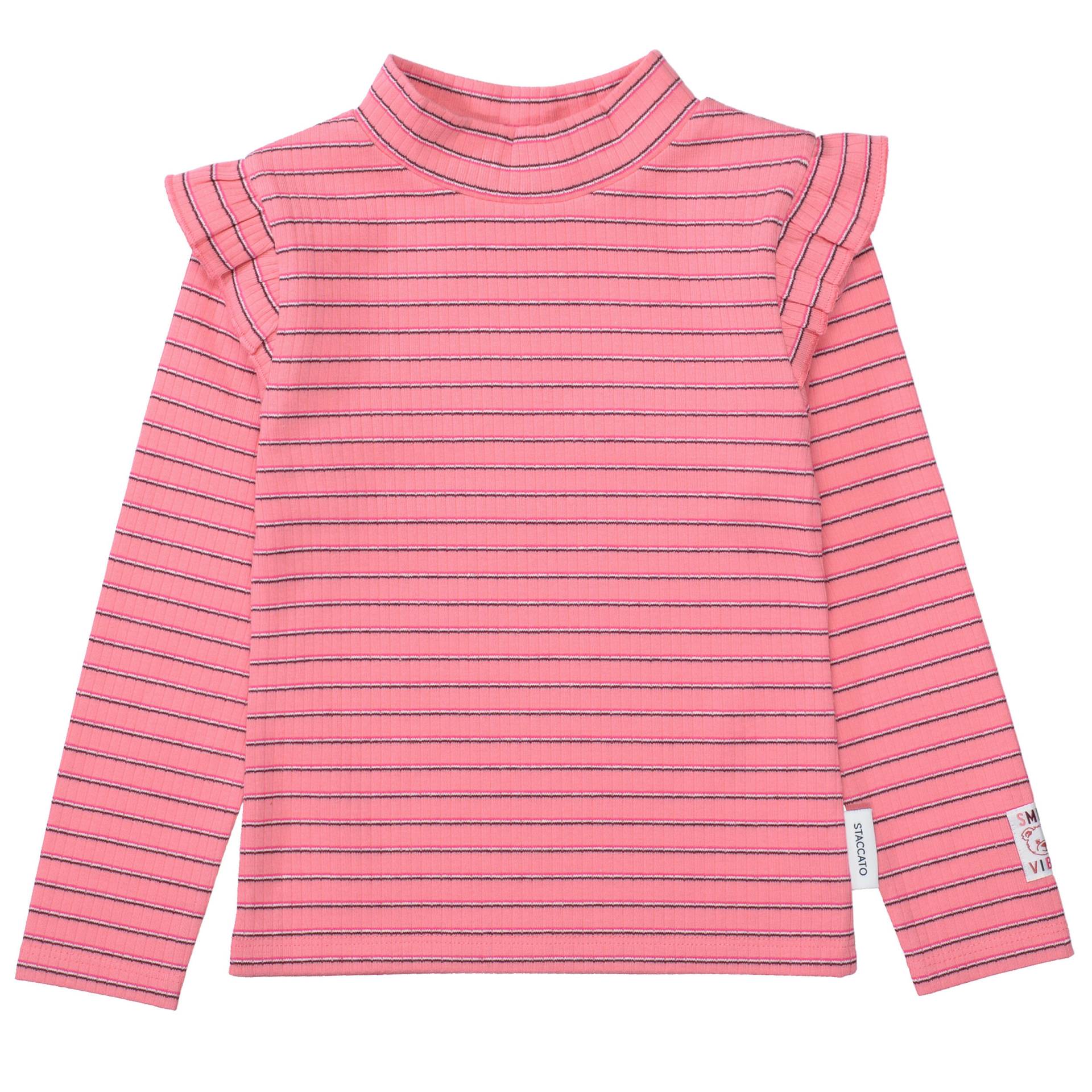 STACCATO - Md.-Rib Shirt, Streifen rouge str. von STACCATO