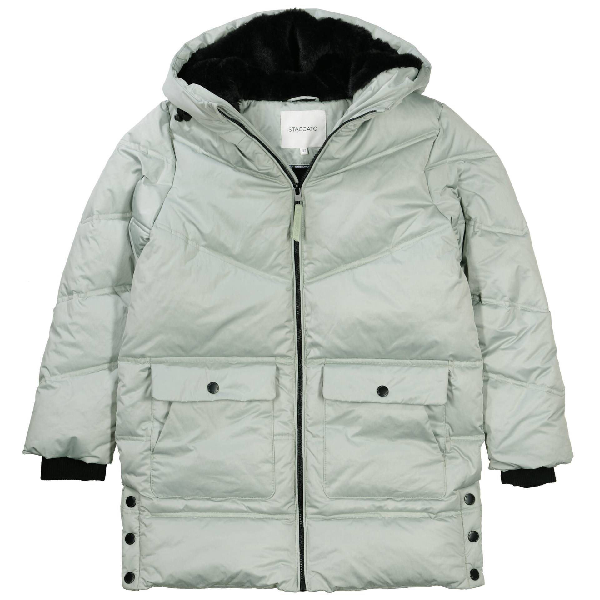 STACCATO - Md.-Steppmantel pastel olive - Gr. - 164 von STACCATO