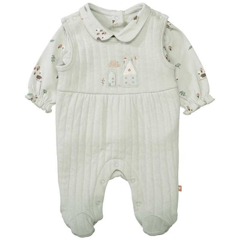 STACCATO - Md.-Strampler+Shirt salbei struc. - Gr. - 56 von STACCATO